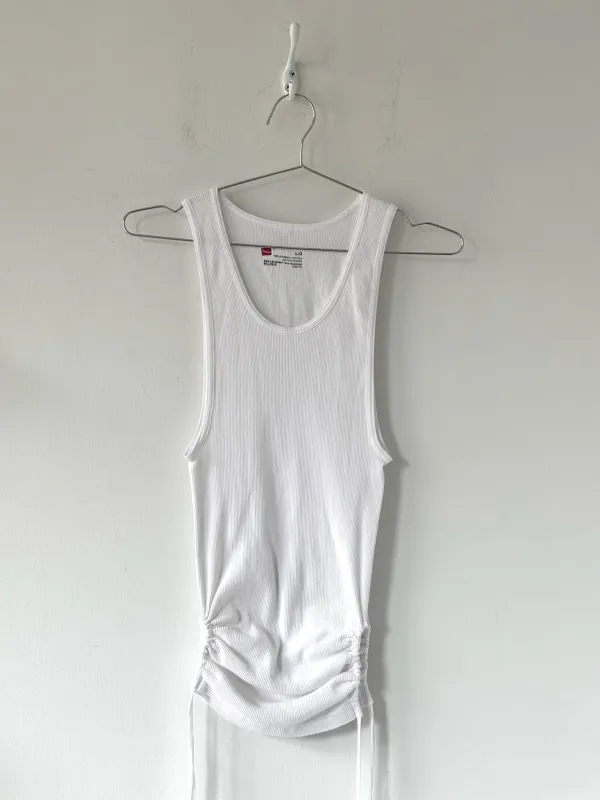 M Nena Hansen Strap Tank - White made by Nena Hansen