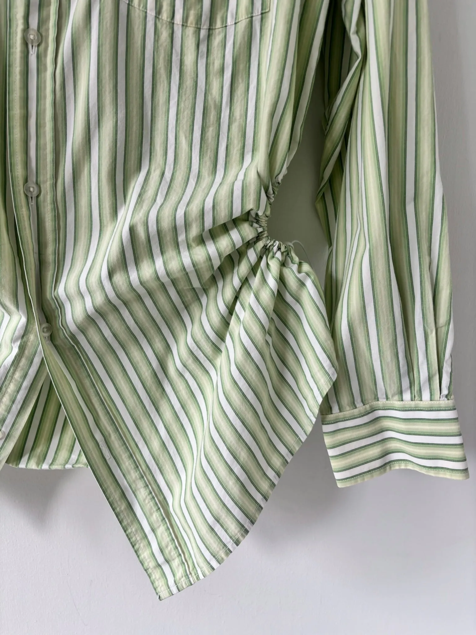 XL Nena Hansen Bungee Shirt - Green Stripe sold by Nena Hansen product image thumbnail 2