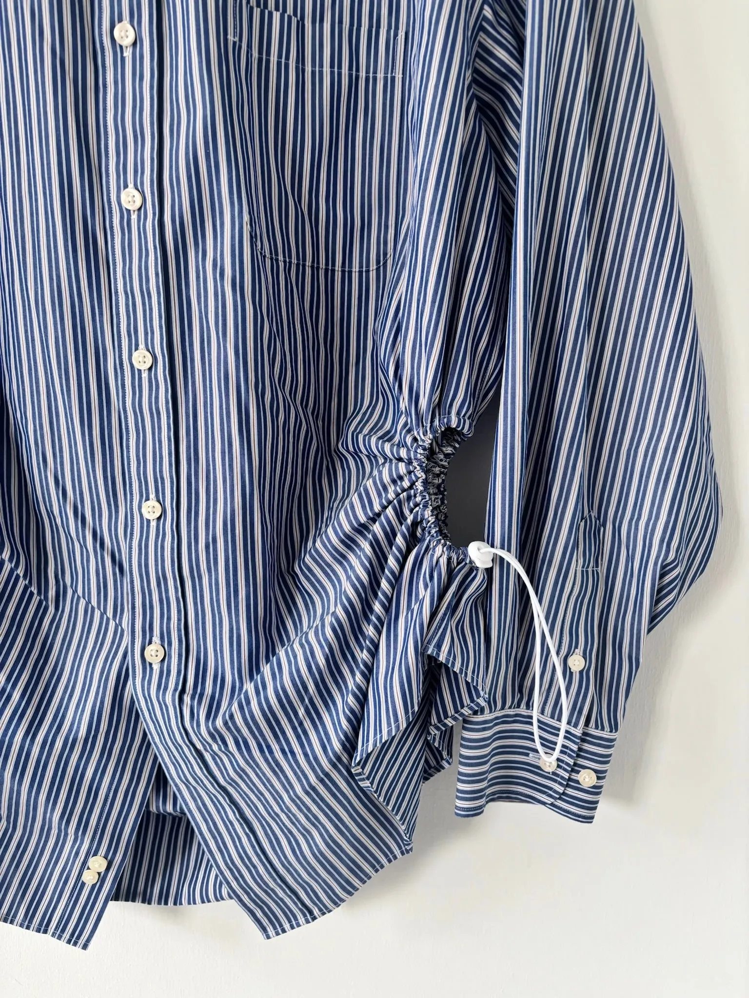 XXL Nena Hansen Bungee Shirt - Blue Brown Stripe sold by Nena Hansen product image thumbnail 2