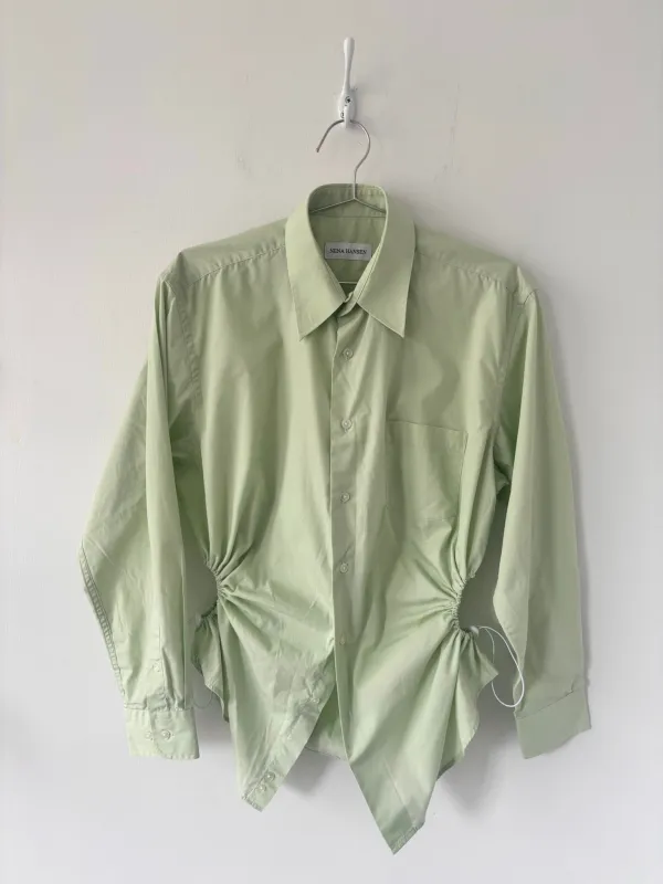 L Nena Hansen Bungee Shirt - Pale Green made by Nena Hansen