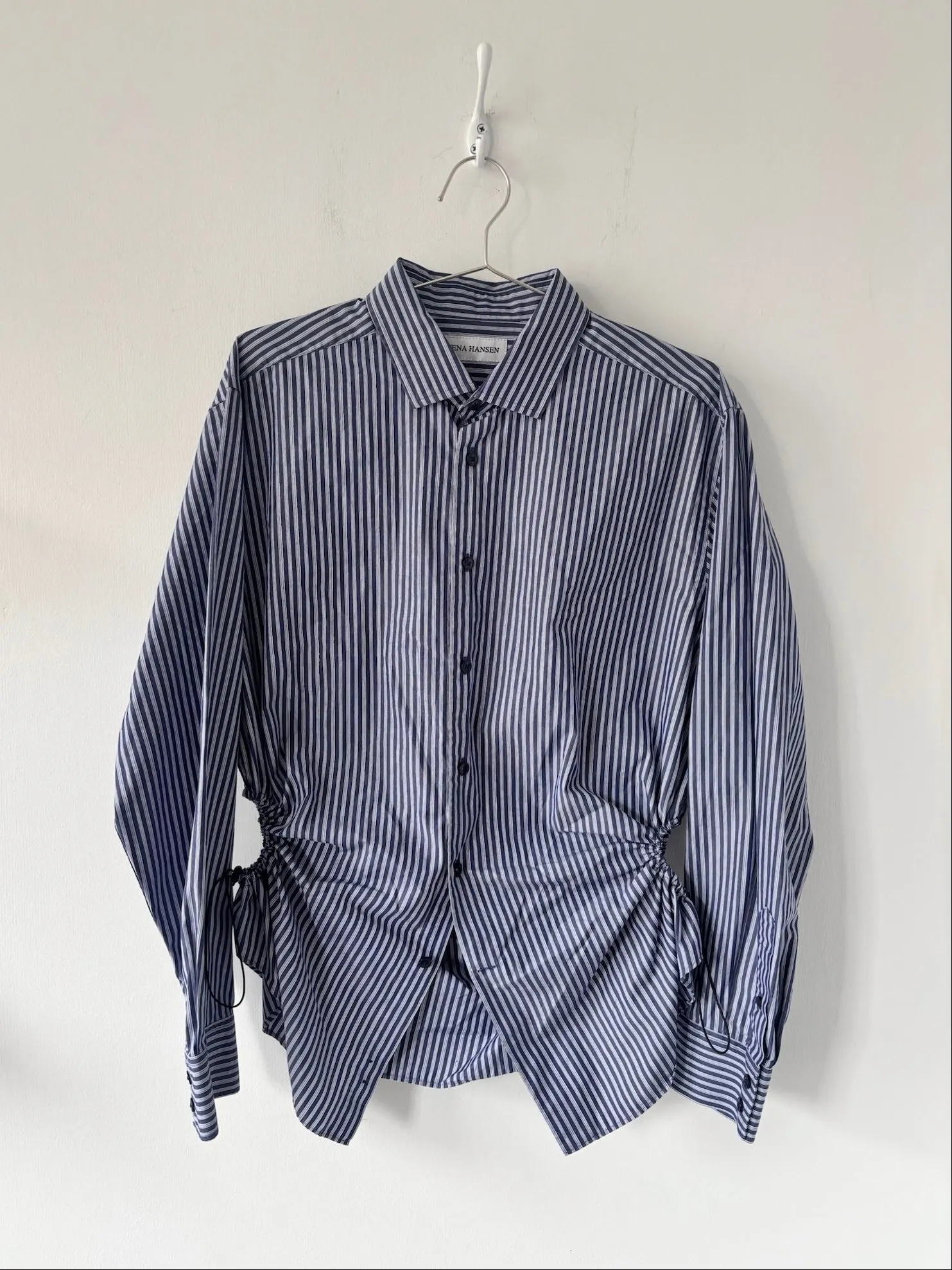 L/XL Nena Hansen Bungee Shirt - Dark Blue Stripe sold by Nena Hansen