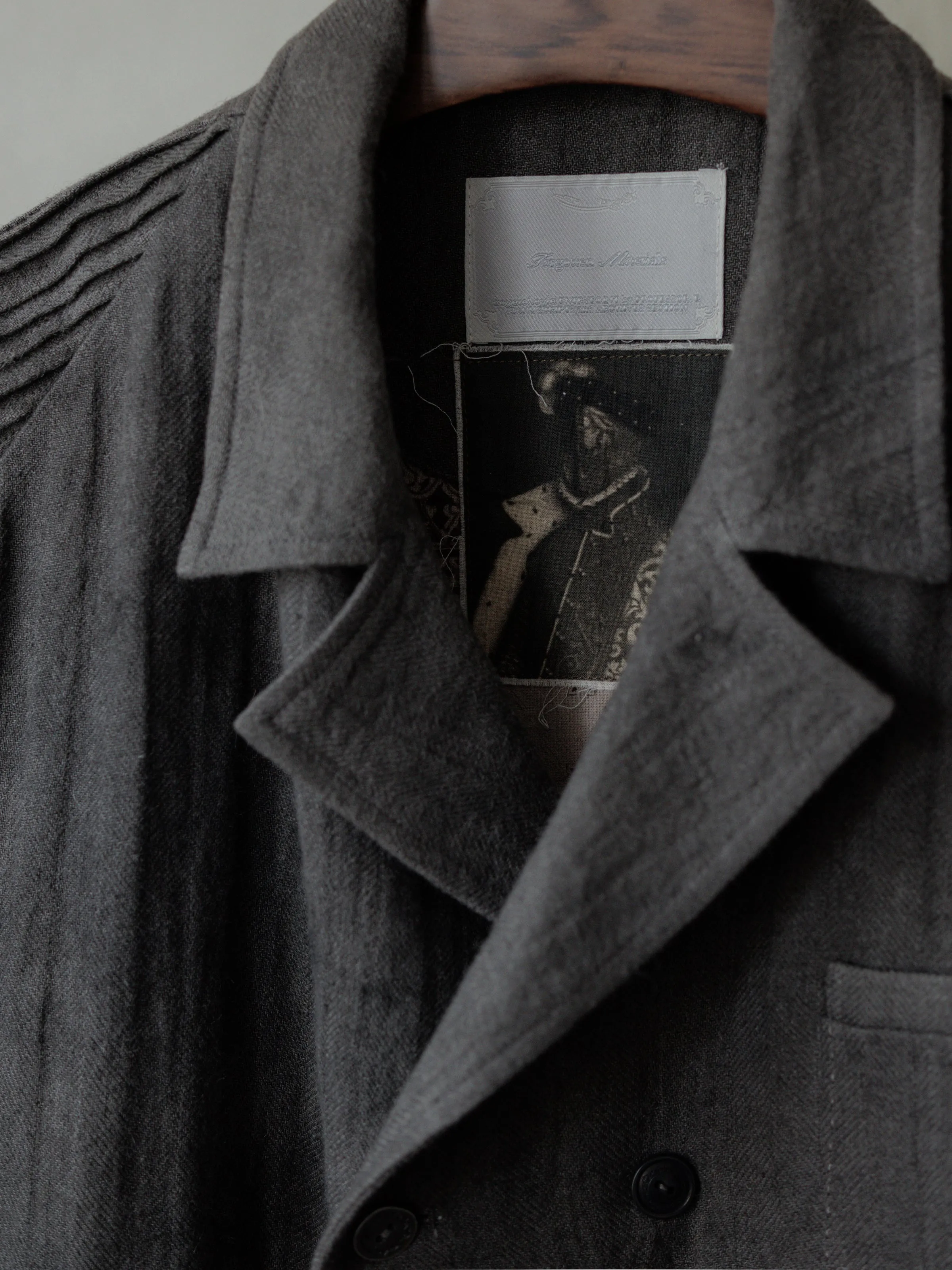 Forgotten Materials|0222 / Double Breasted Blazer sold by Professor E. product image thumbnail 5