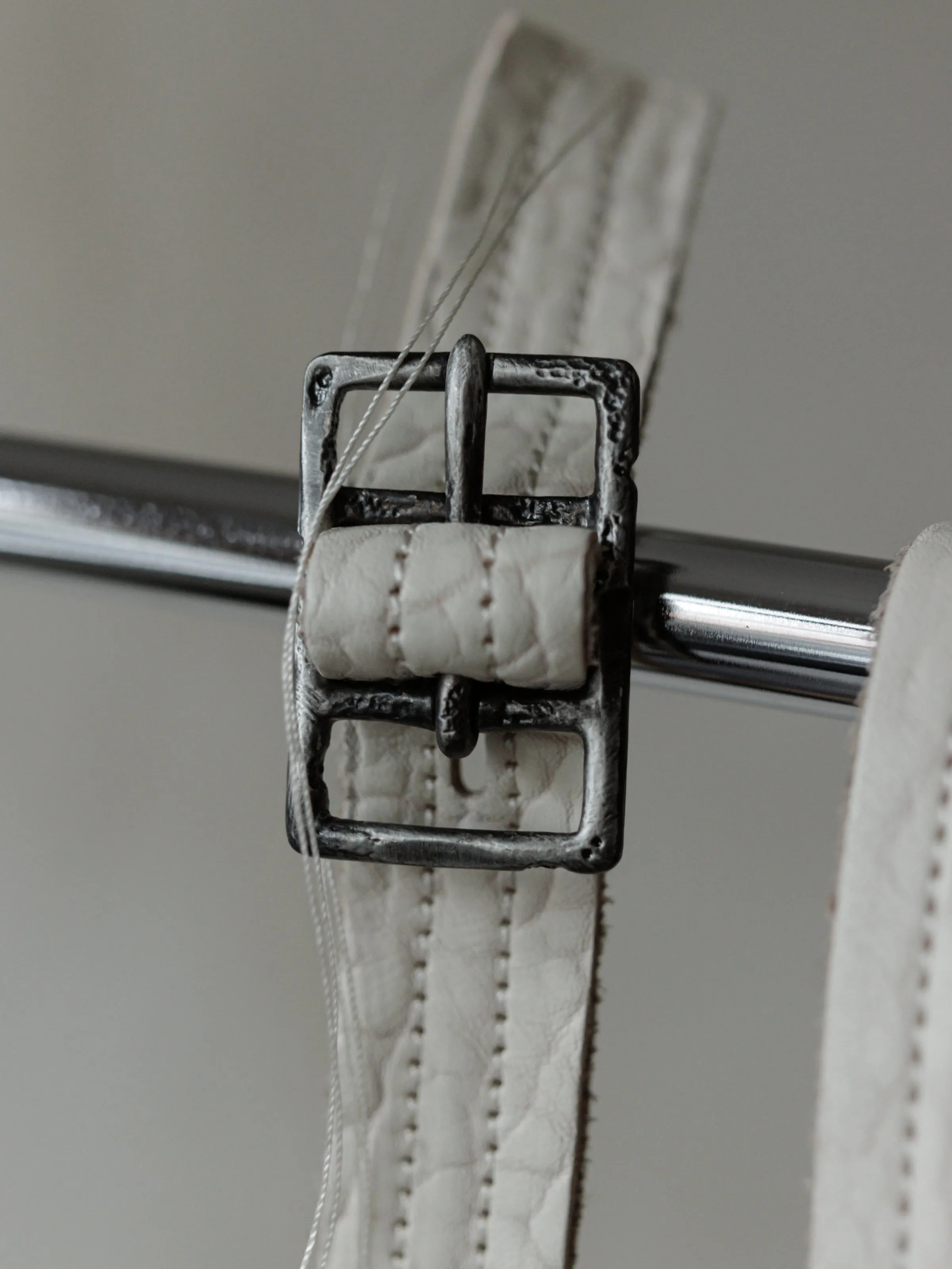 Forgotten Materials|Leather Belt (Beige) sold by Professor E. product image thumbnail 2