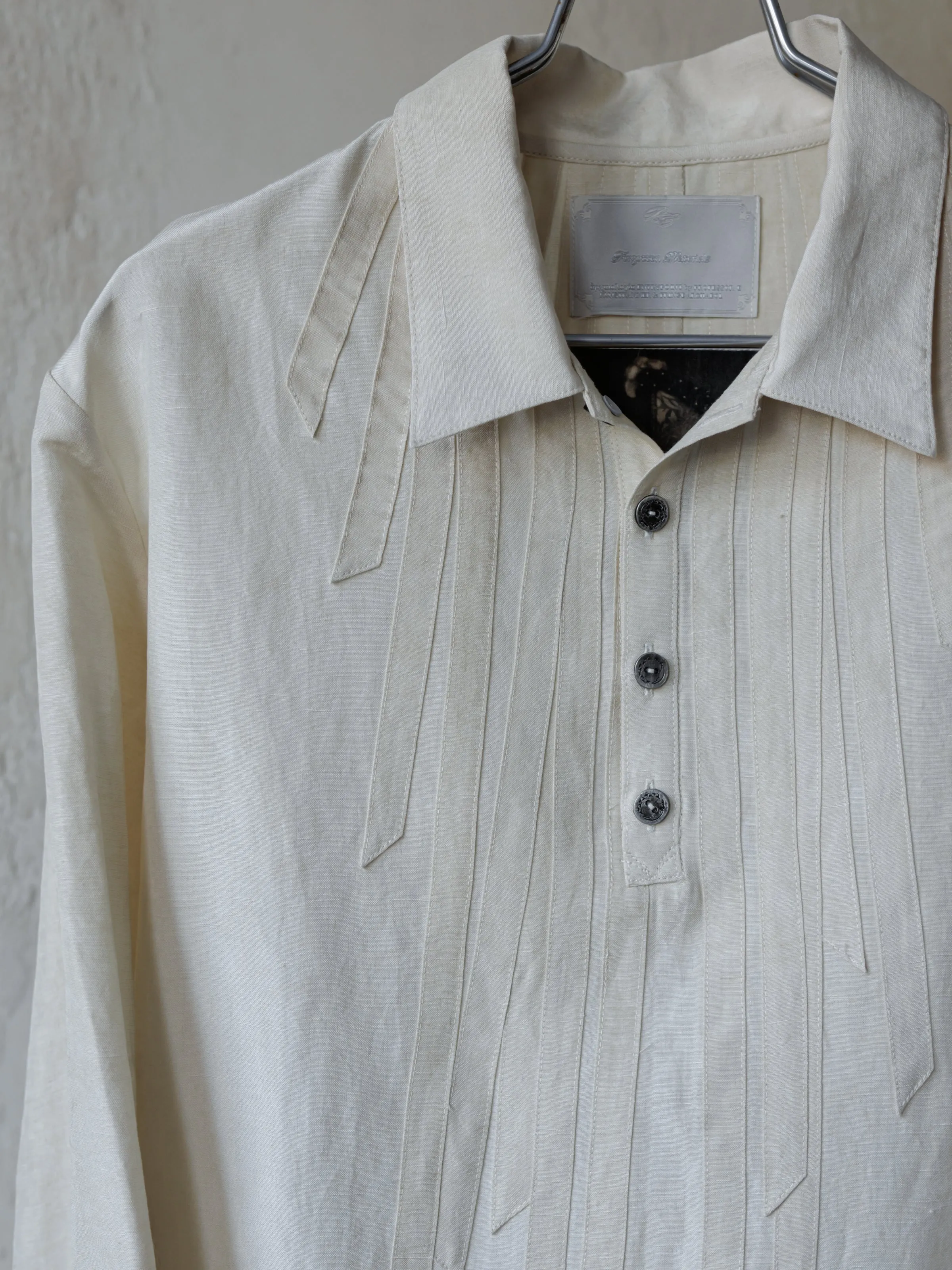 Forgotten Materials|Timeworn Shirt (Beige) sold by Professor E. product image thumbnail 3