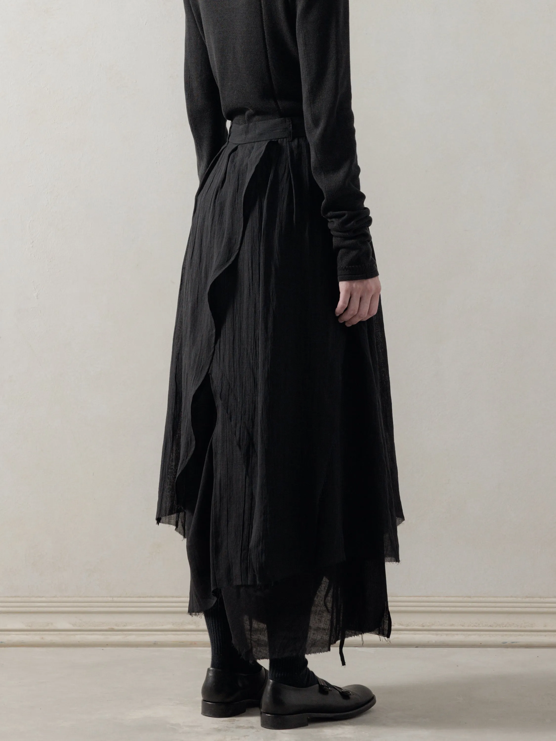 25FW WMS|Layered Skirt sold by Professor E. product image thumbnail 3
