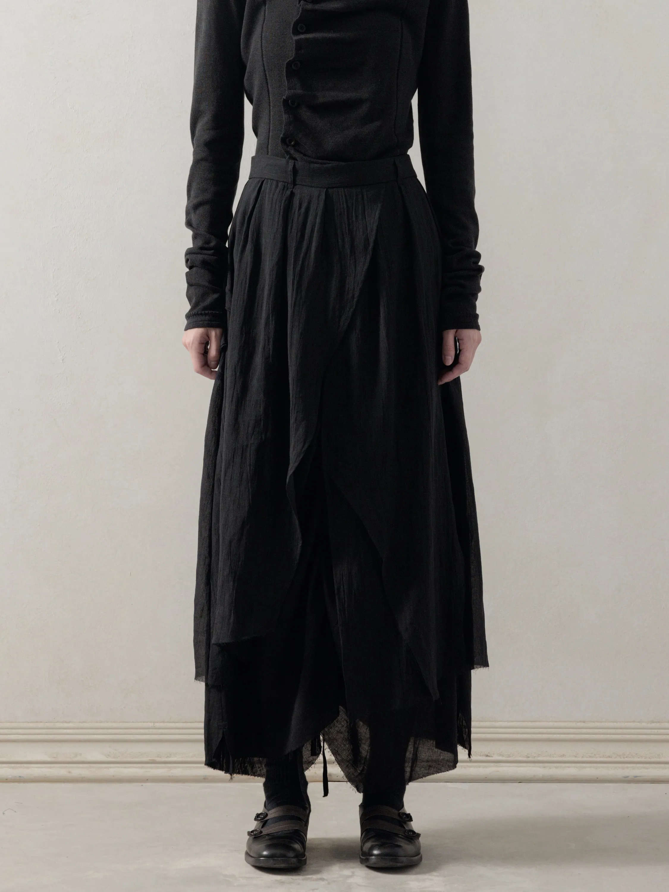 25FW WMS|Layered Skirt sold by Professor E. product image thumbnail 2