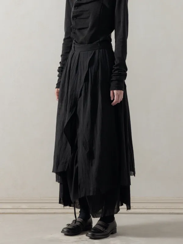 25FW WMS|Layered Skirt sold by Professor E.