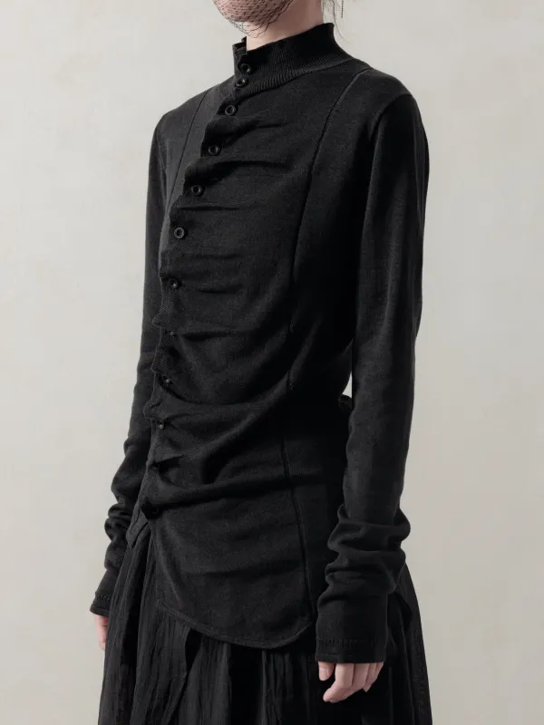 25FW WMS｜Asymmetric Knit Top sold by Professor E.