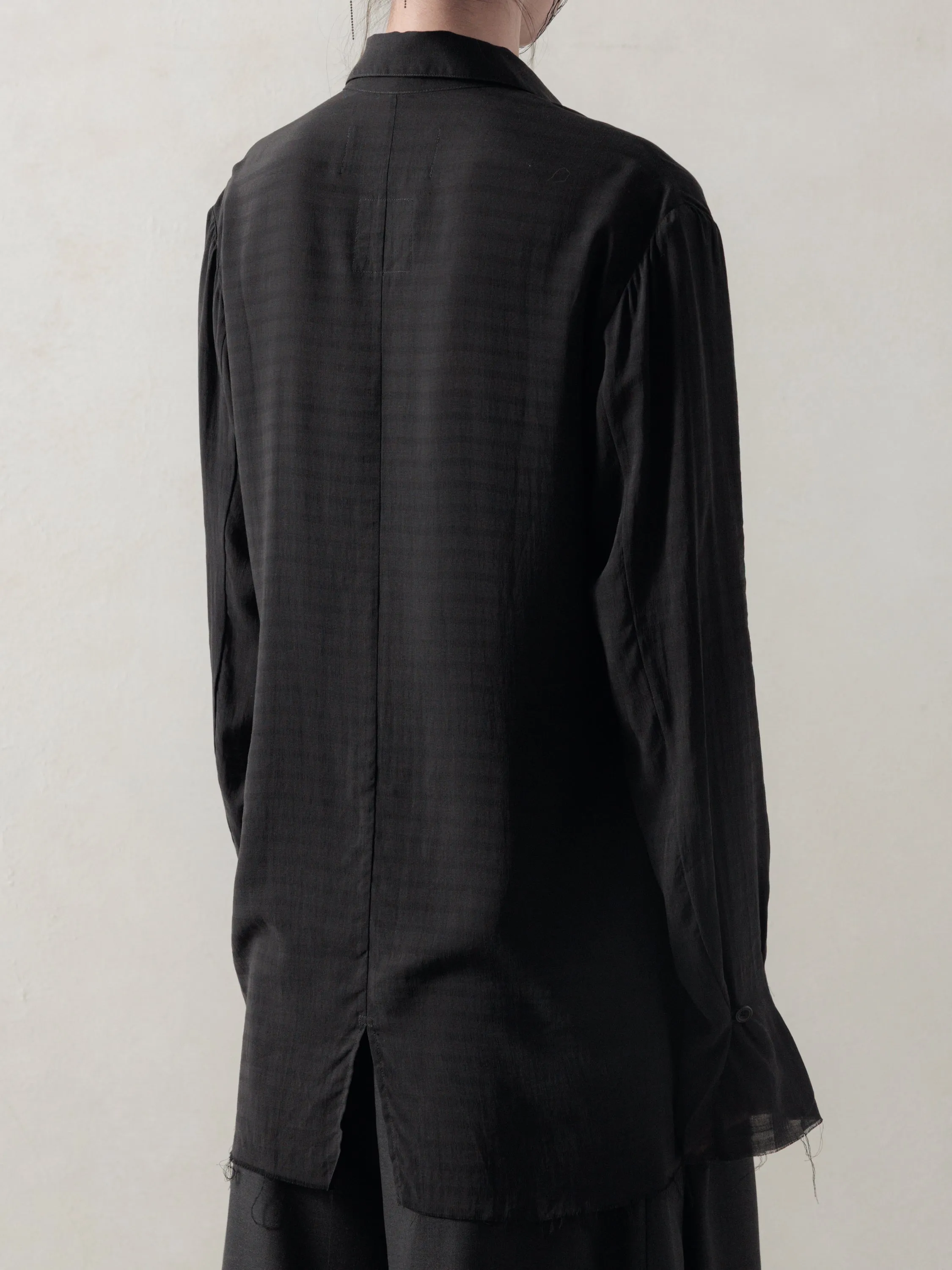 25FW WMS|Drawstring Layer Shirt sold by Professor E. product image thumbnail 3