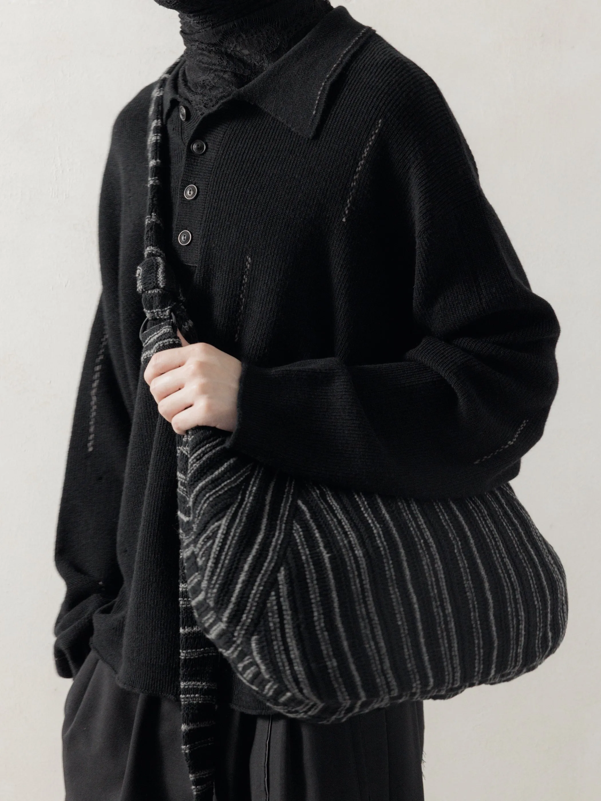 25FW|Knit Shoulder Bag sold by Professor E.