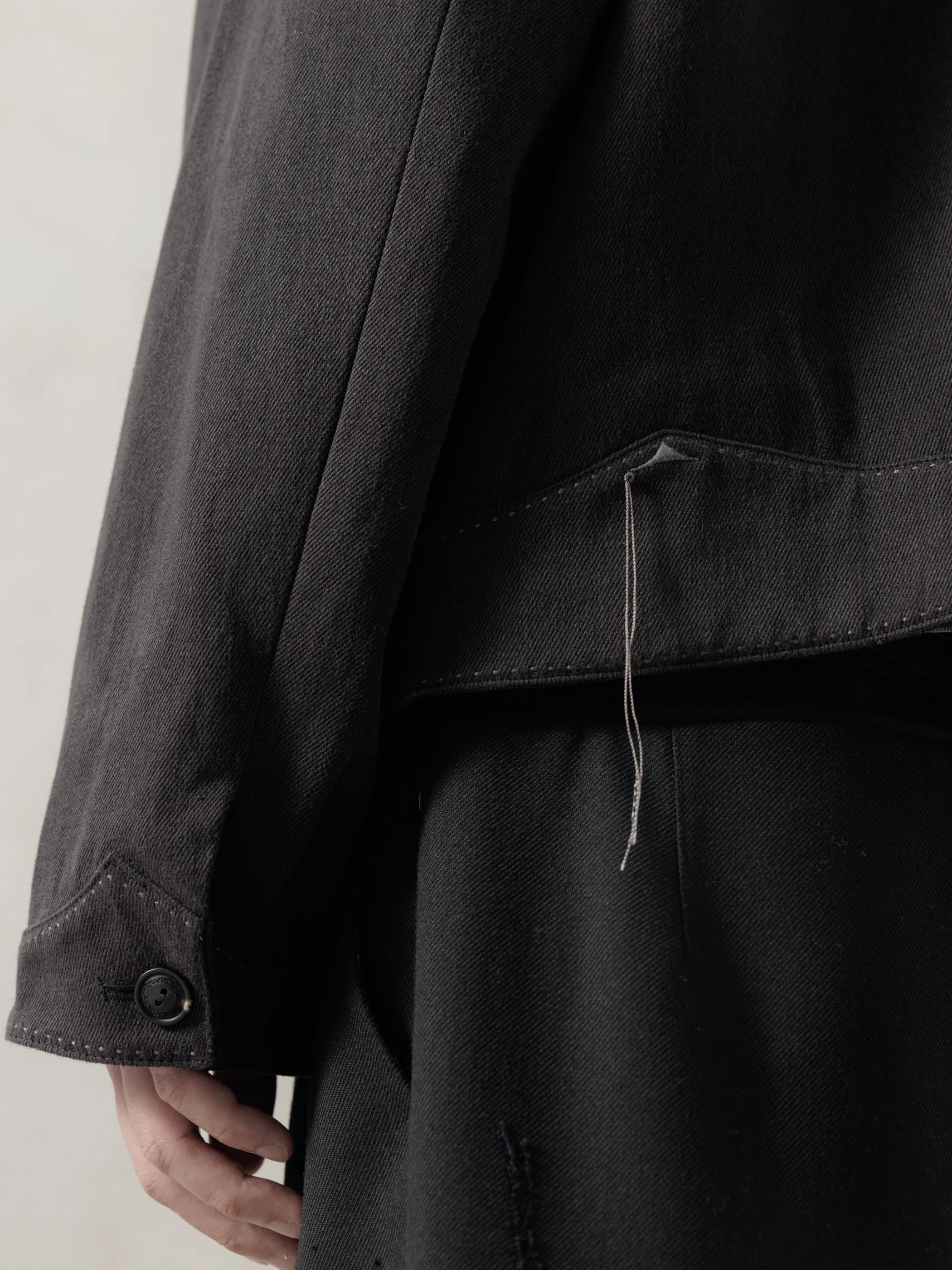 25FW|Cyclist JKT (Aged Black) sold by Professor E. product image thumbnail 5