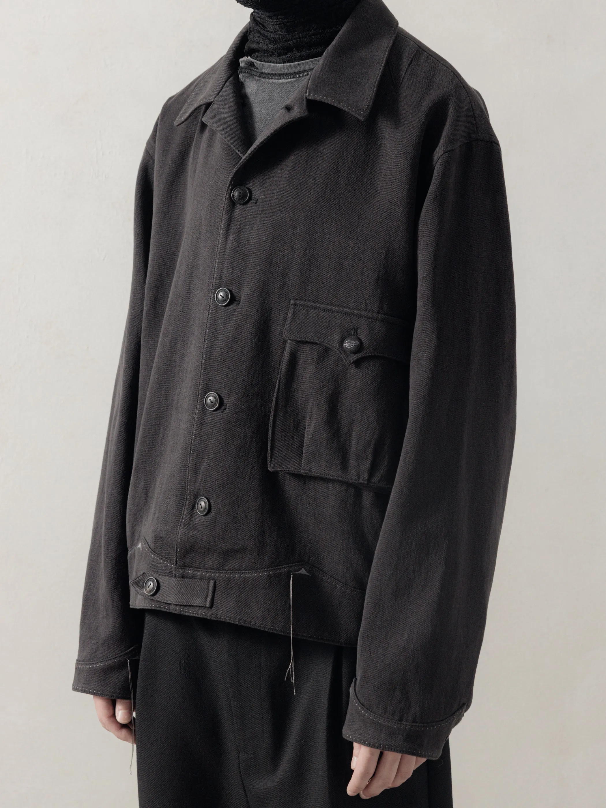 25FW|Cyclist JKT (Aged Black) sold by Professor E. product image thumbnail 2
