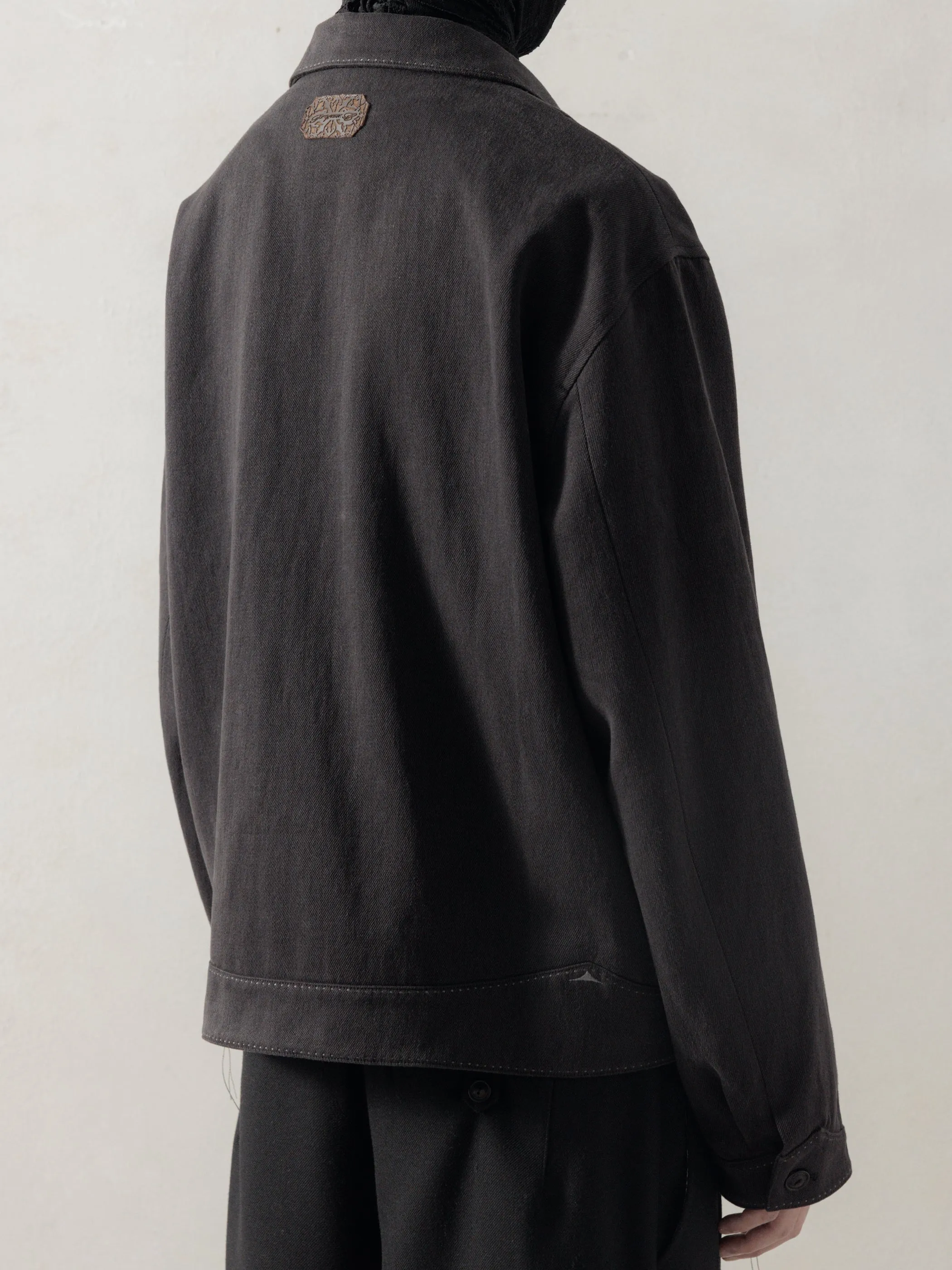 25FW|Cyclist JKT (Aged Black) sold by Professor E. product image thumbnail 3
