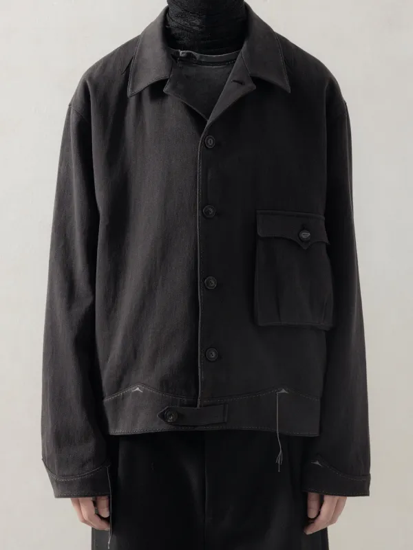 25FW|Cyclist JKT (Aged Black) made by Professor E.