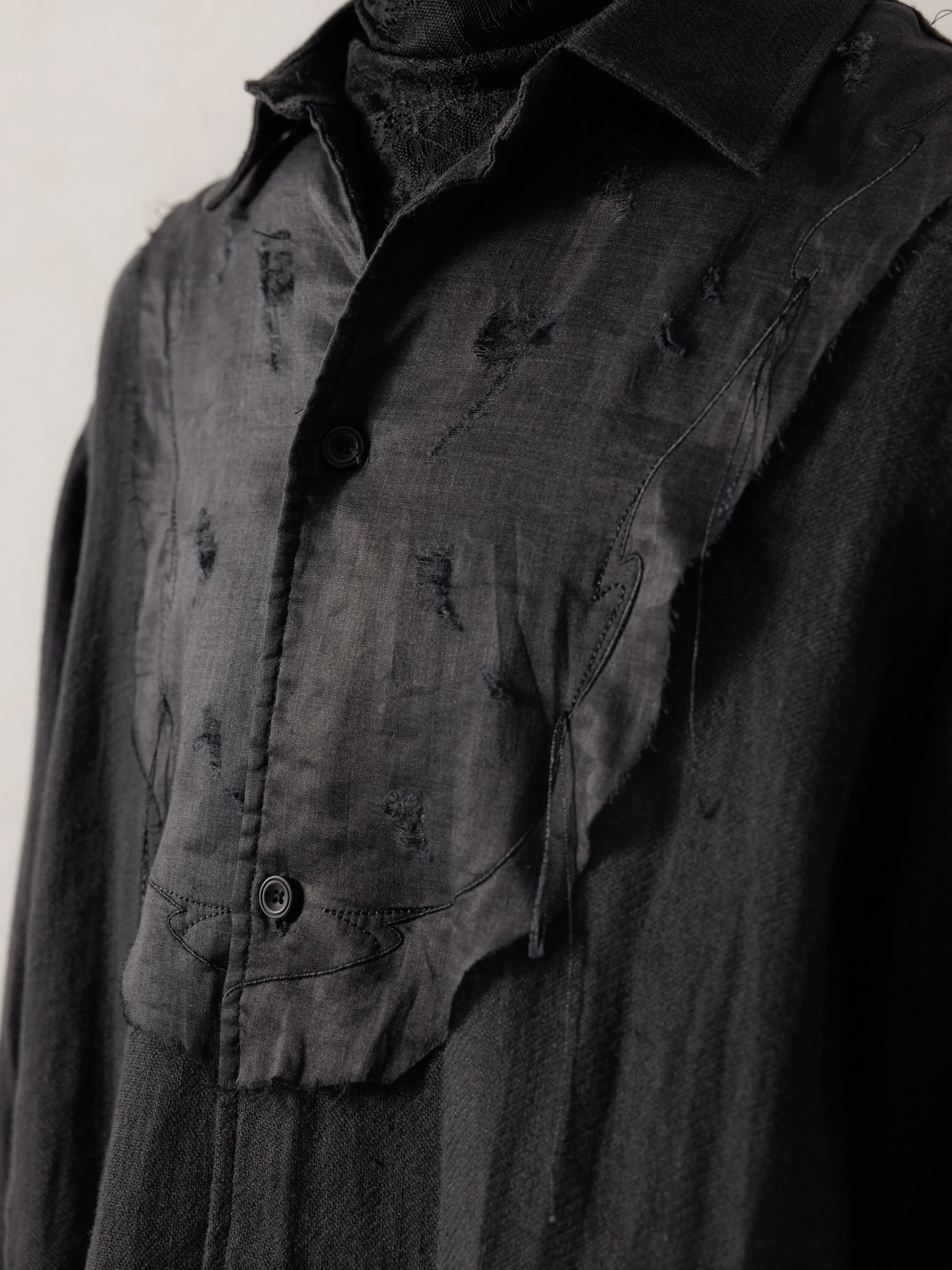 25FW|Embroidery Aged Tunic sold by Professor E. product image thumbnail 4