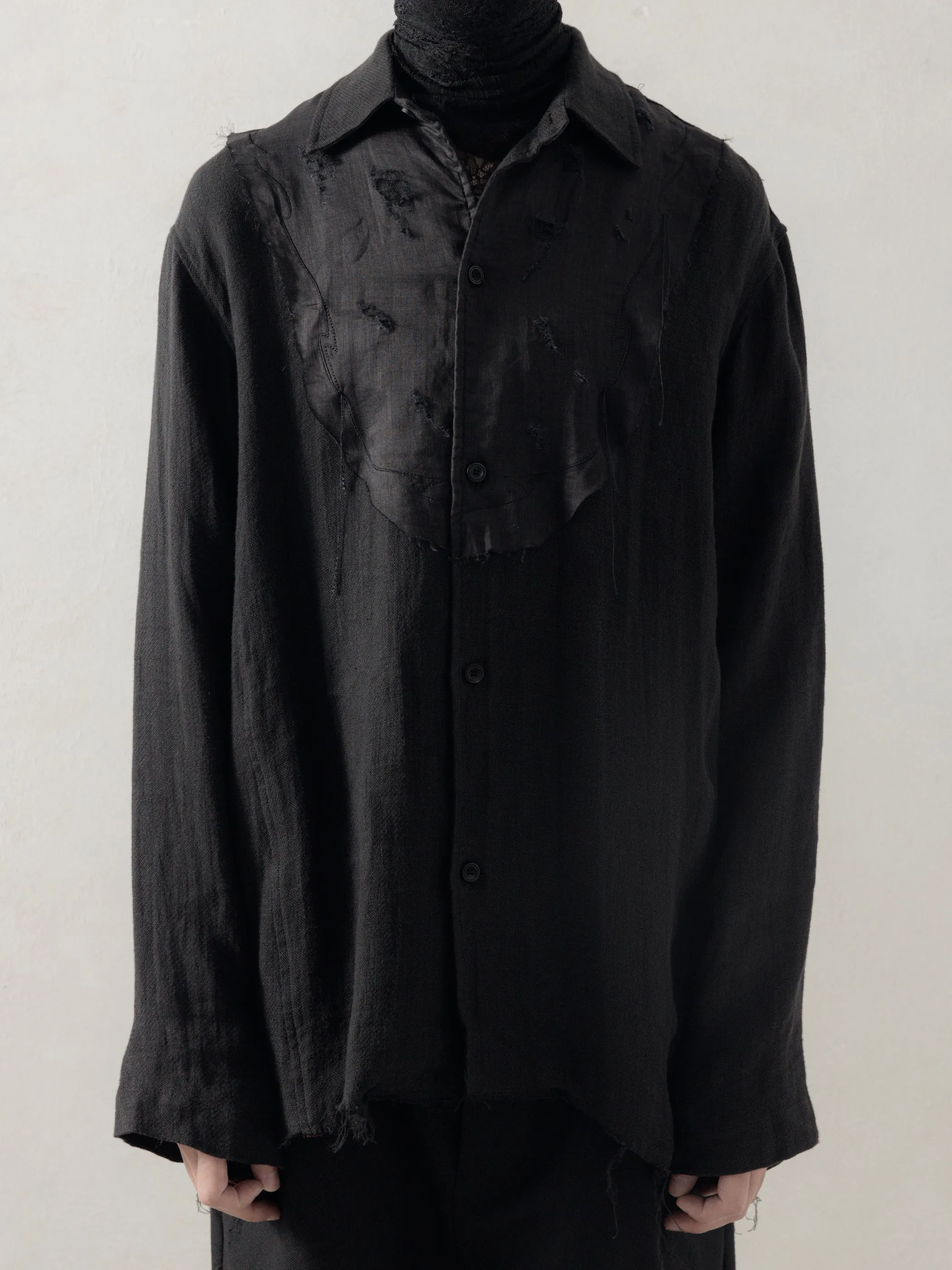 25FW|Embroidery Aged Tunic sold by Professor E.