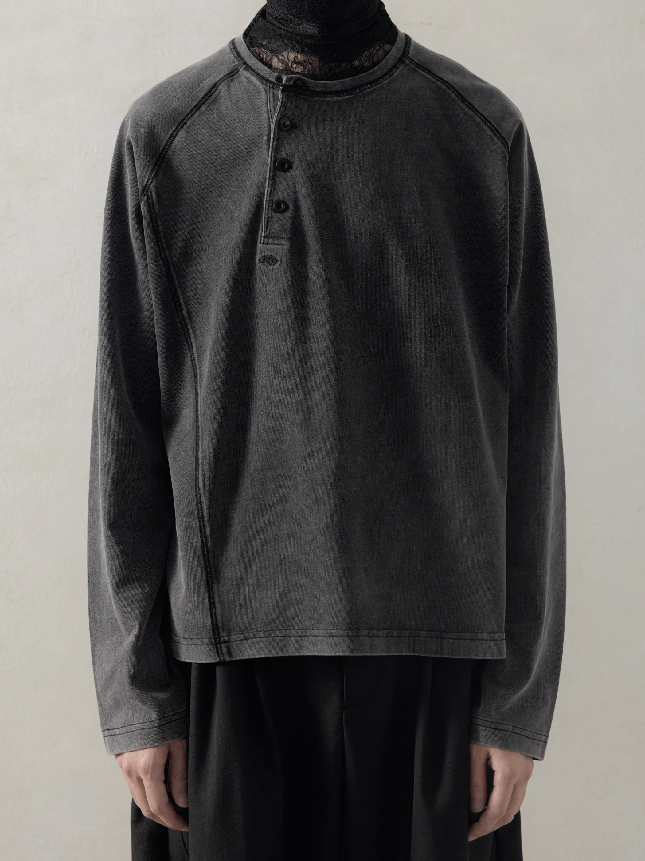 25FW|Faded Henley sold by Professor E.