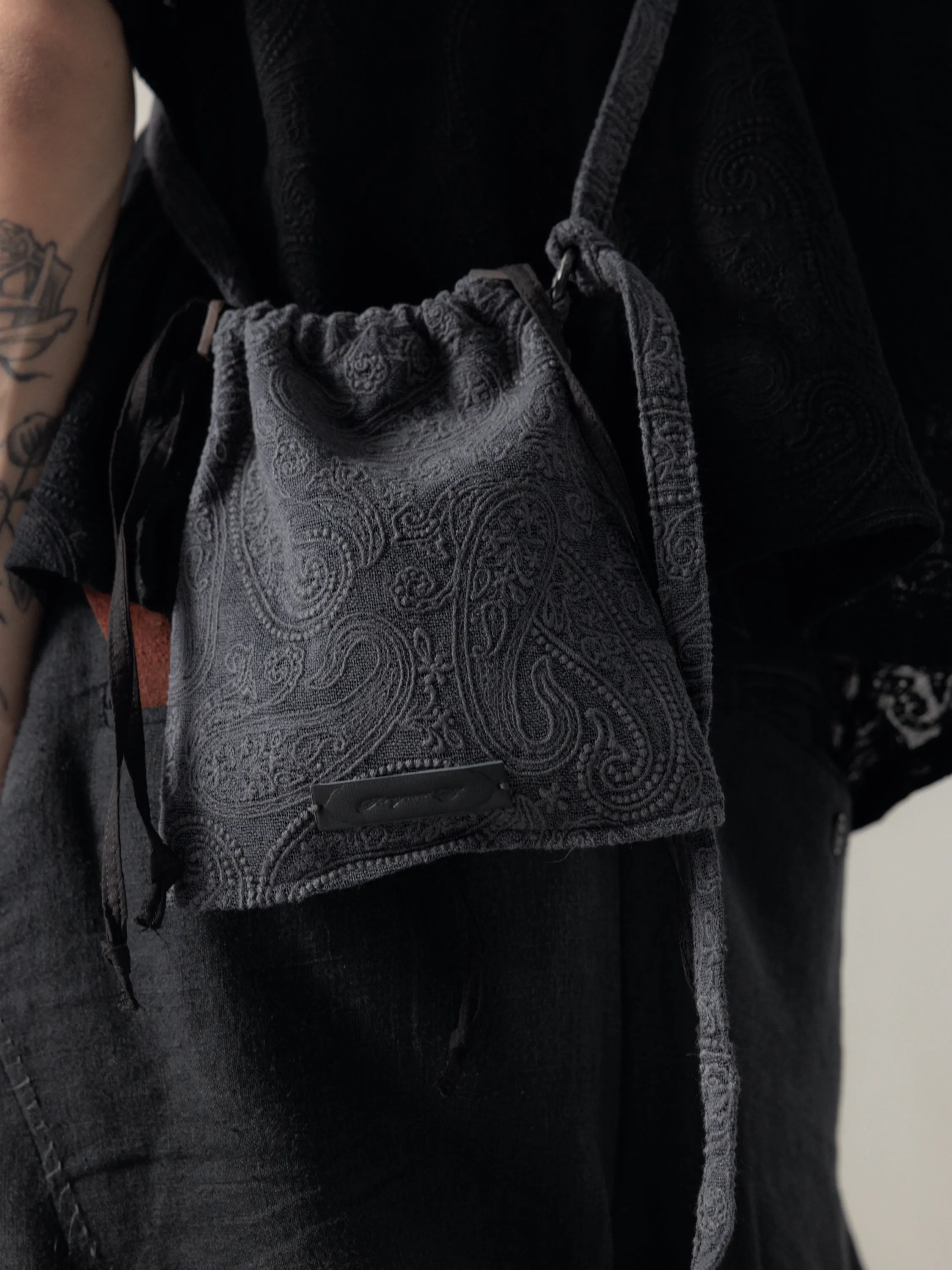 Professor.E|Lace Drawstring Bag sold by Professor E. product image thumbnail 4