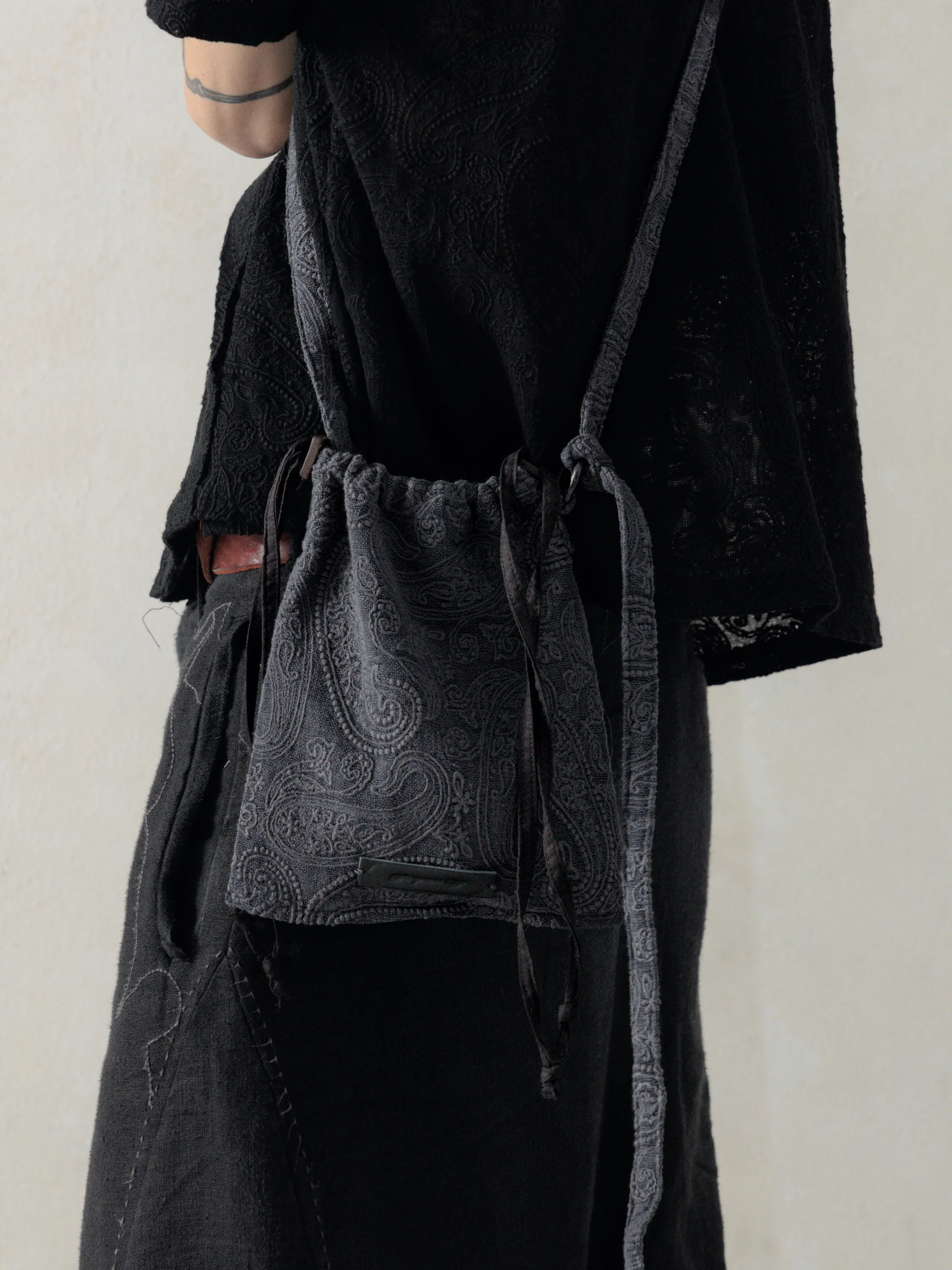 Professor.E|Lace Drawstring Bag sold by Professor E. product image thumbnail 3