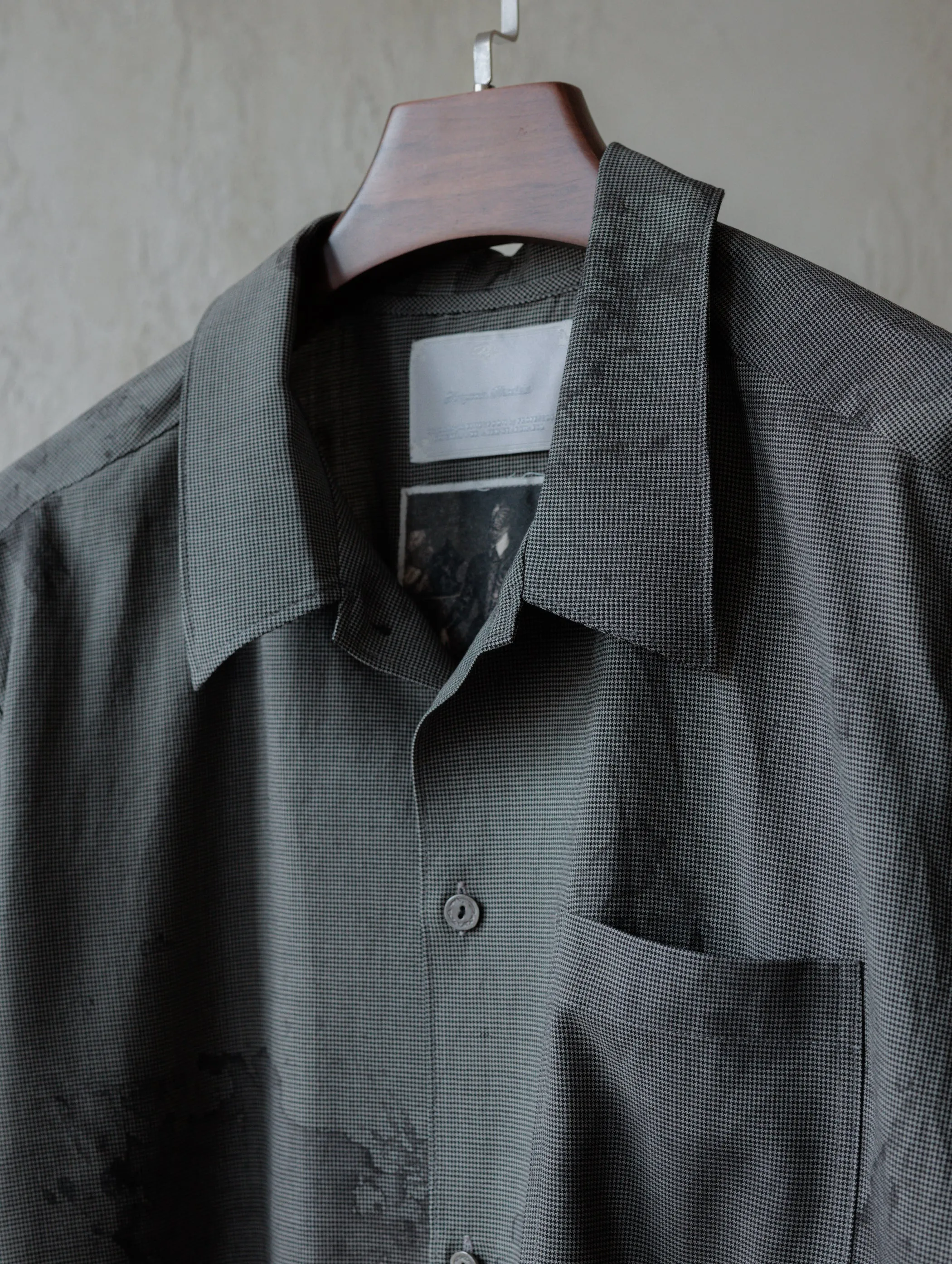 Forgotten Materials|Loner Shirt (Tainted Check) sold by Professor E. product image thumbnail 2