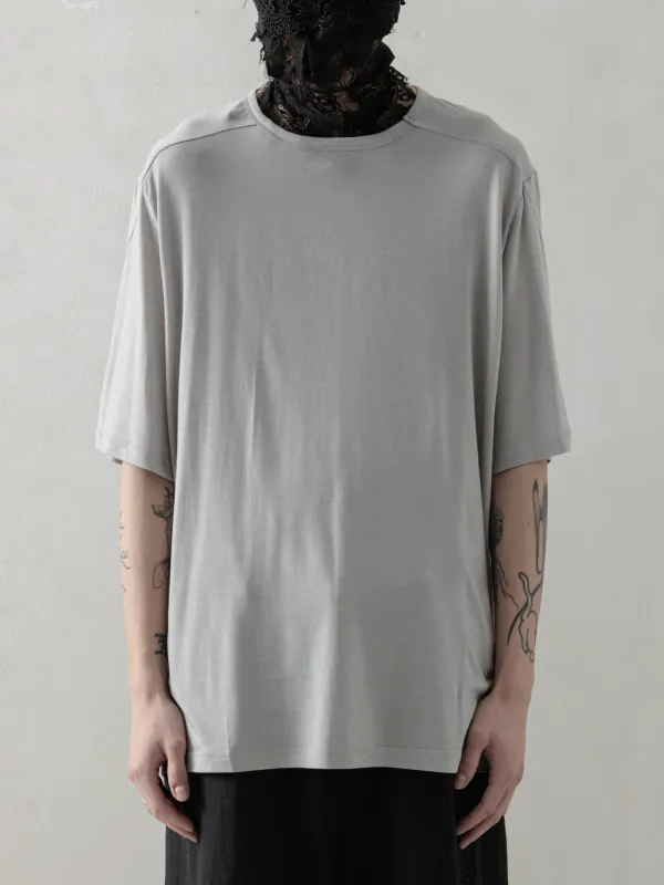 25SS｜Semi-sheer T-Shirt (Grey) made by Professor E.