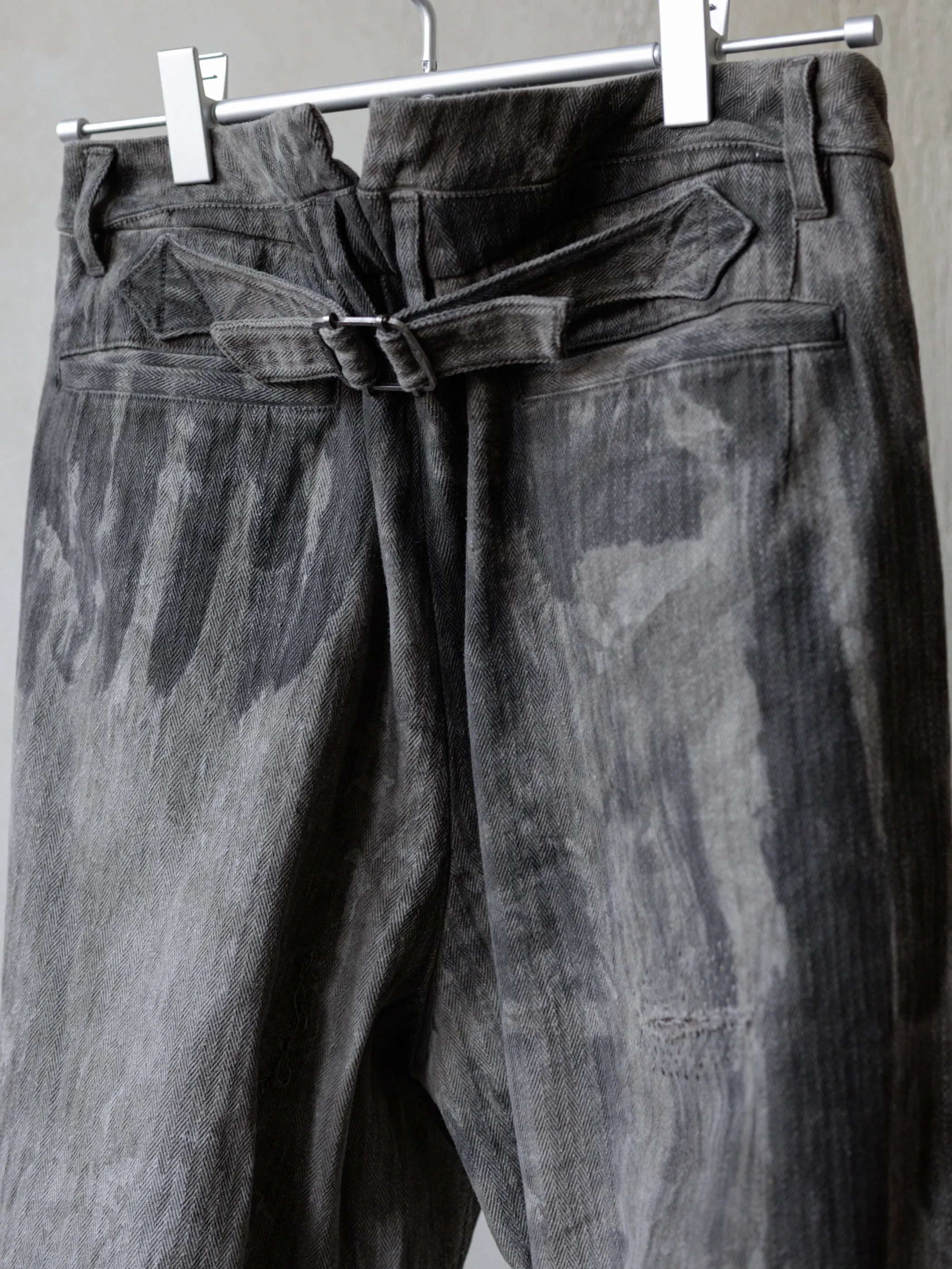 Forgotten Materials|0222 / Worker Pants (Natural Dyed Grey) sold by Professor E. product image thumbnail 5