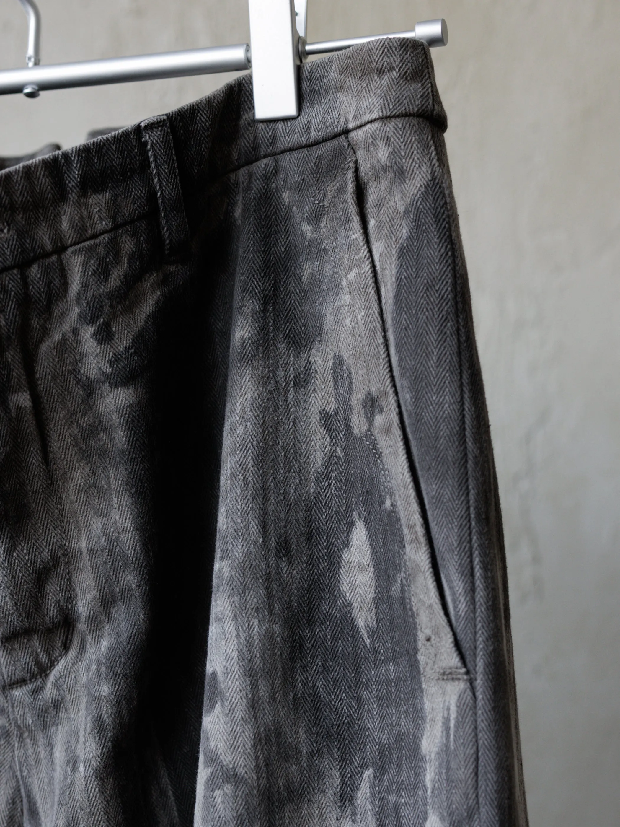 Forgotten Materials|0222 / Worker Pants (Natural Dyed Grey) sold by Professor E. product image thumbnail 3