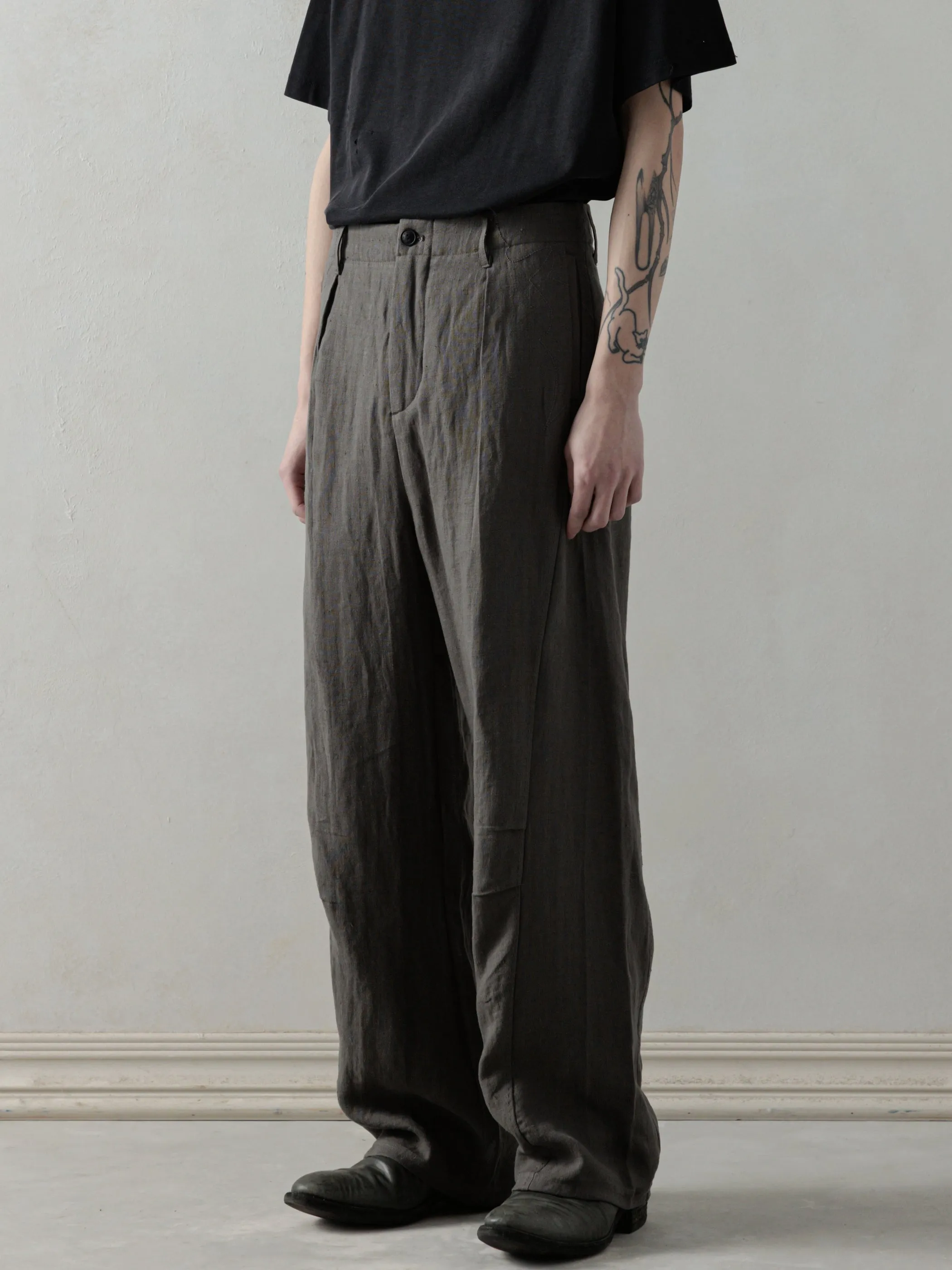 25SS|Sheer Pants (Grey) sold by Professor E. product image thumbnail 2