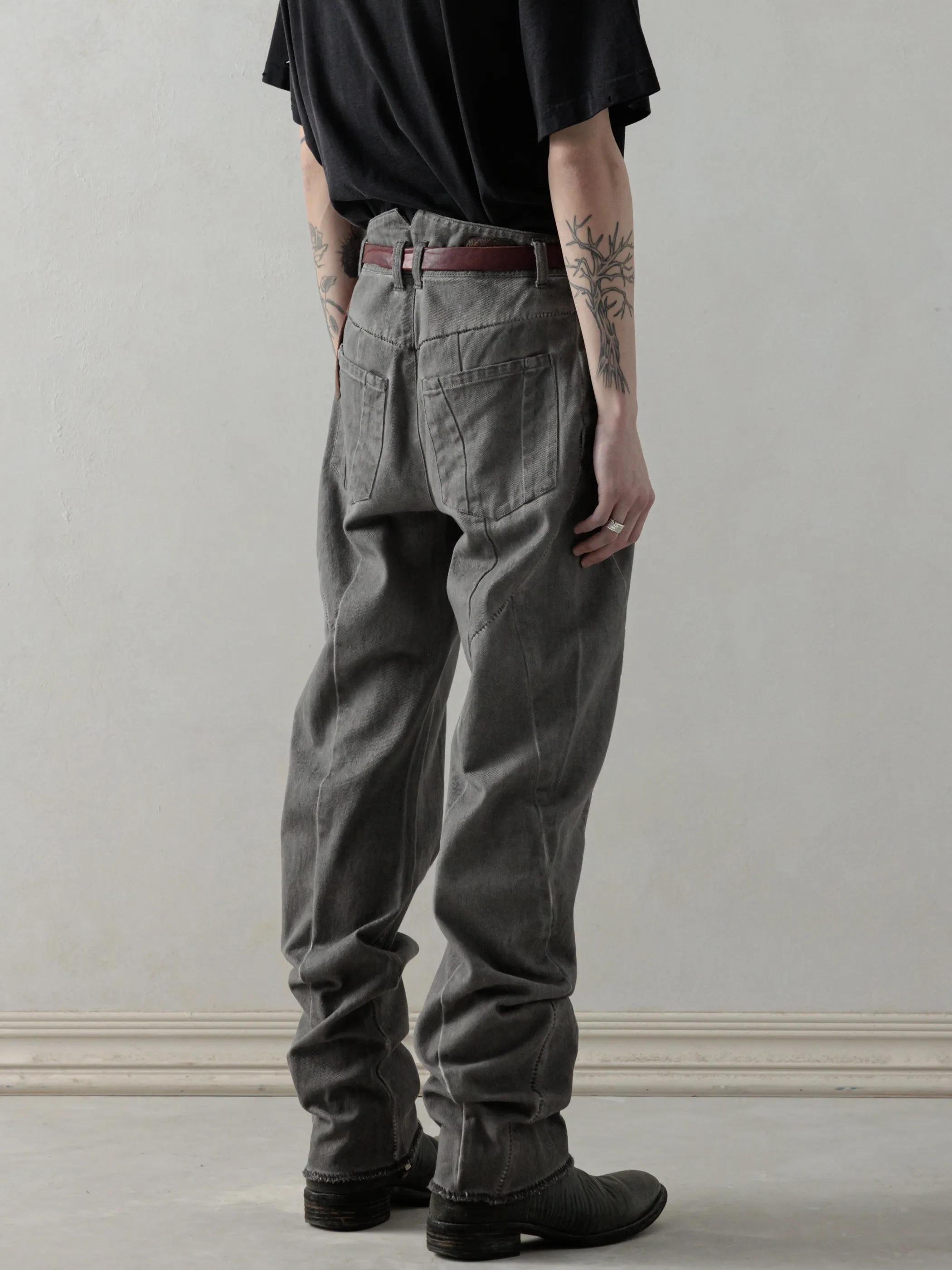 25SS|E-cut Jeans (Cold Dyed Grey) sold by Professor E. product image thumbnail 3