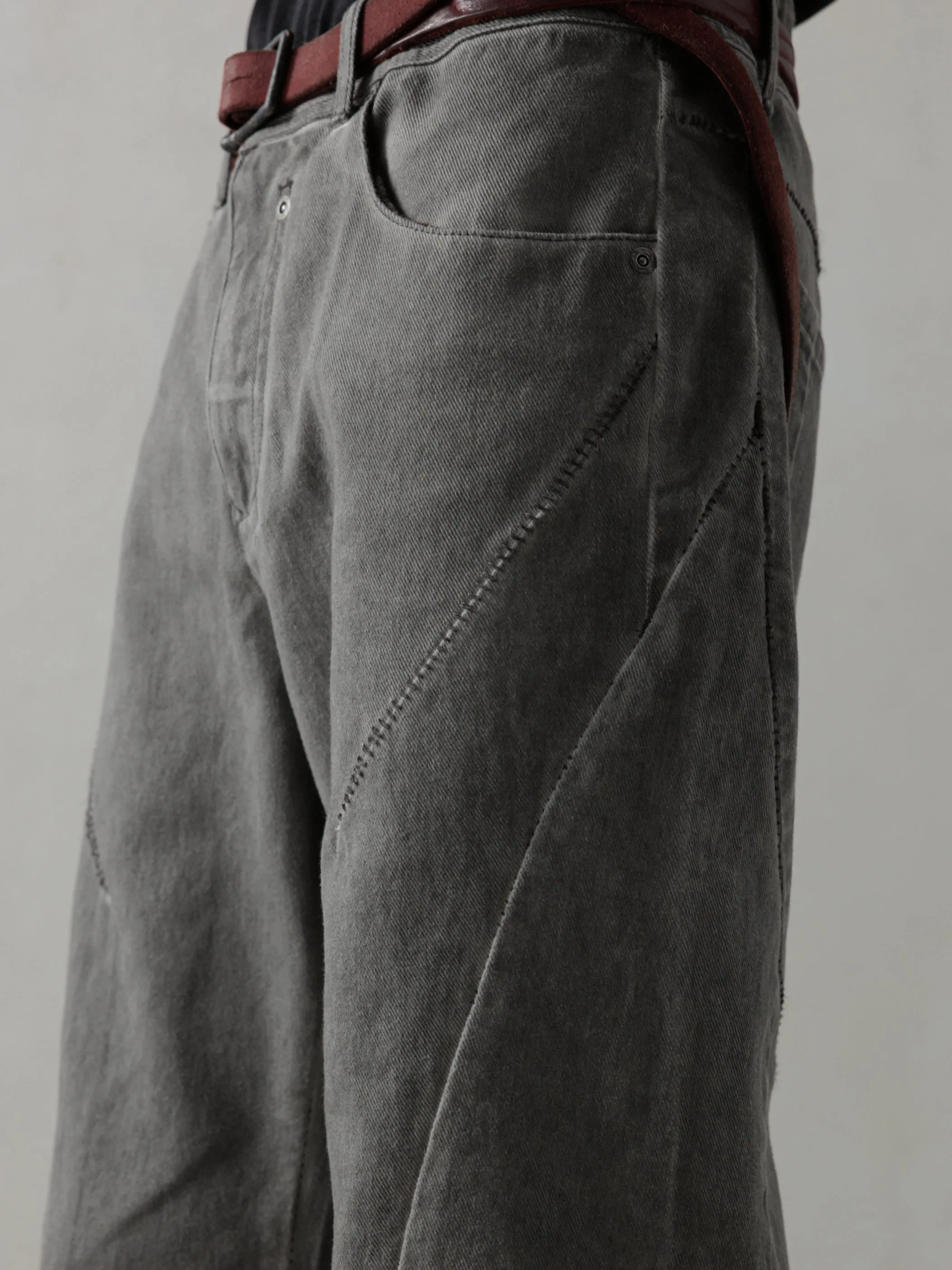 25SS|E-cut Jeans (Cold Dyed Grey) sold by Professor E. product image thumbnail 5