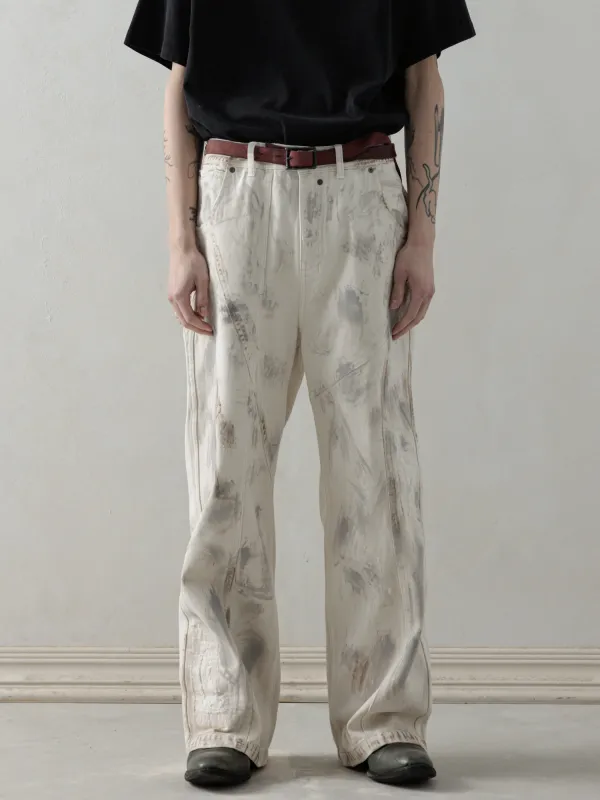 25SS｜Worn-out Denim (Dusty White) sold by Professor E.