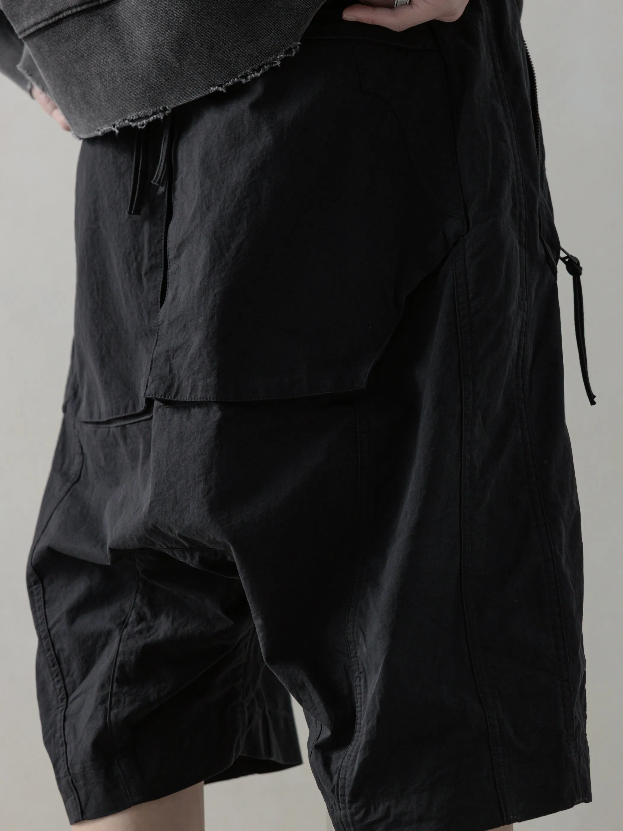 25SS|Object-dyed Shorts (Black) sold by Professor E. product image thumbnail 4