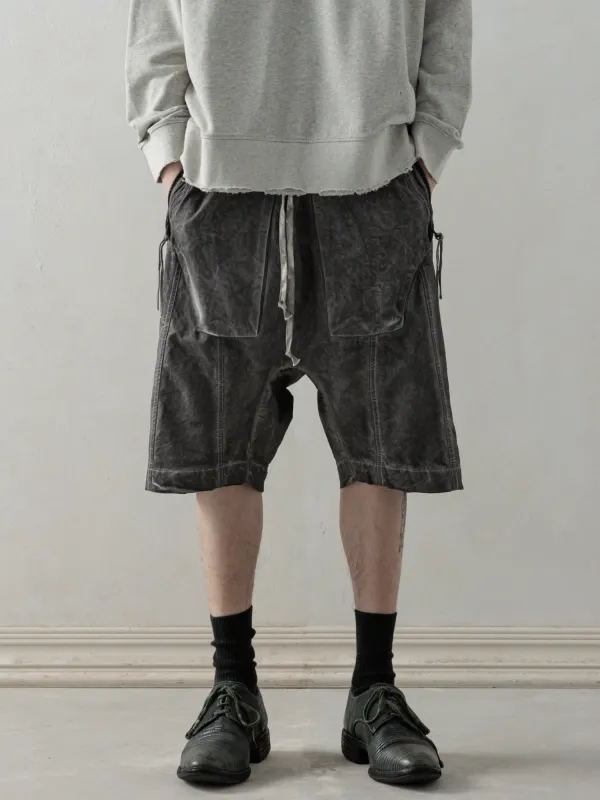 25SS｜Object-dyed Shorts (Dyed Grey) sold by Professor E.