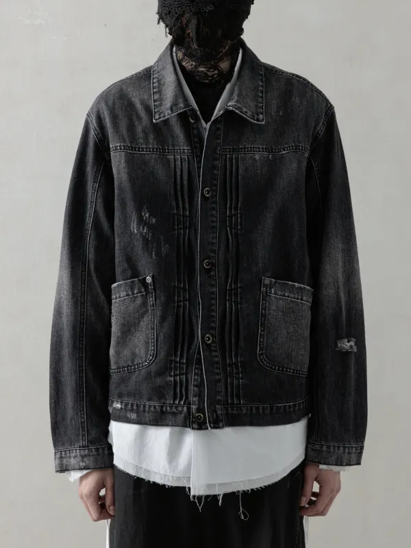25SS｜Distressed Pleats Blouson sold by Professor E.