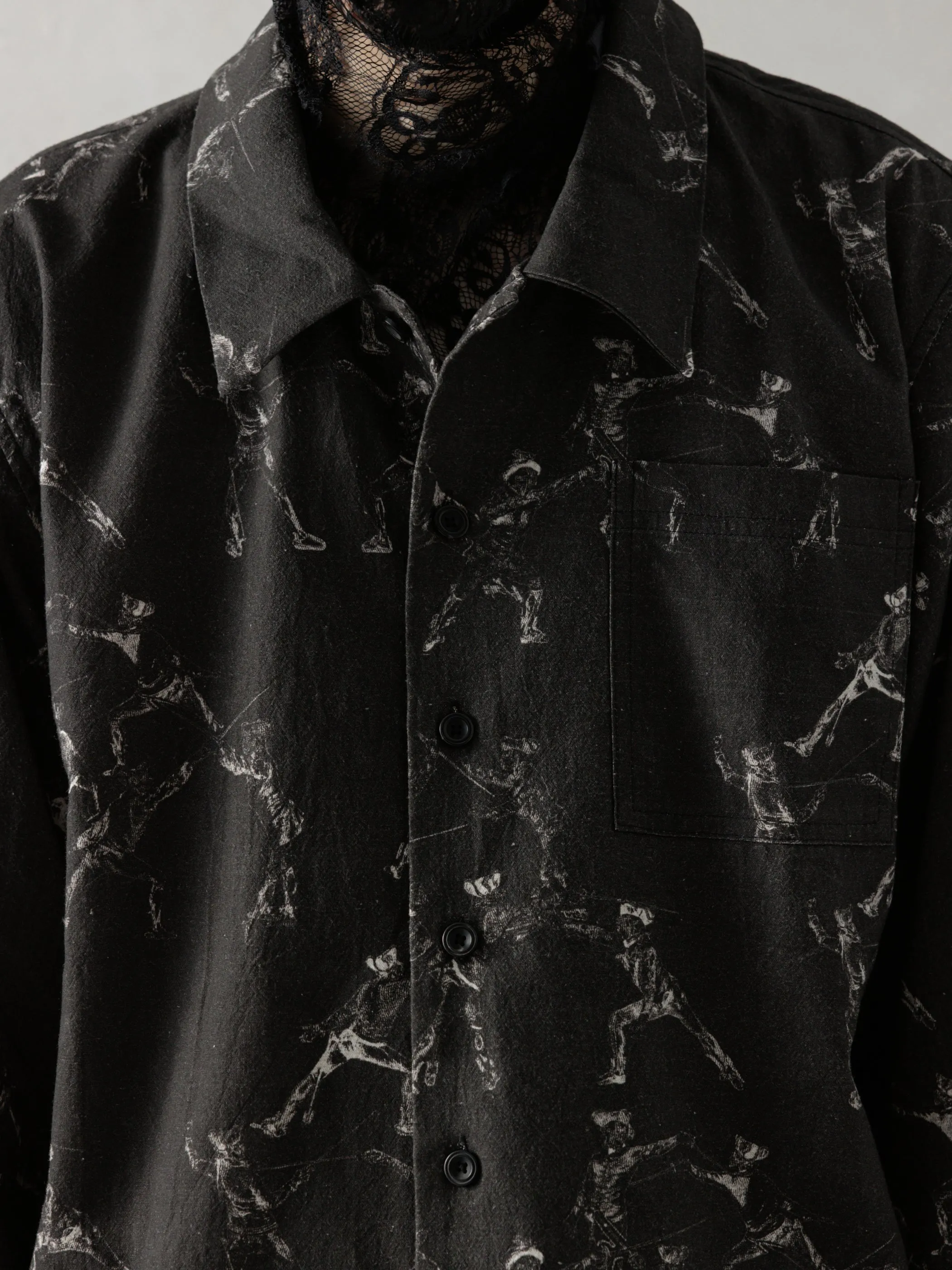 25SS|Seasonal Print LS (Black) sold by Professor E. product image thumbnail 5