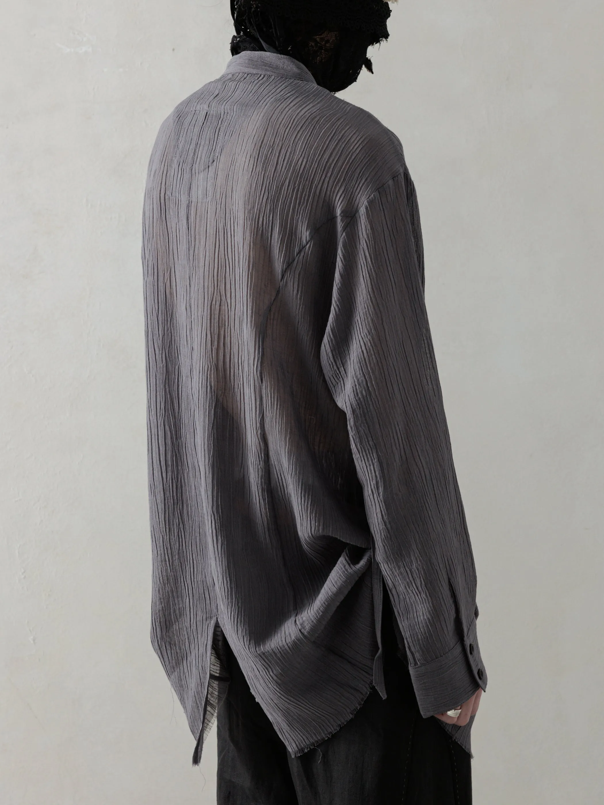 25SS|Prick Stitch Tunic (Grey) sold by Professor E. product image thumbnail 3