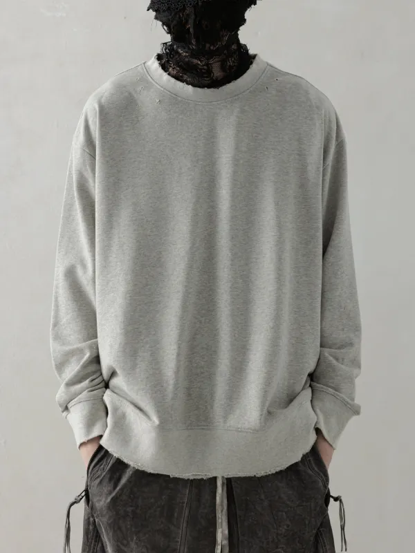 25SS|Distressed LS (Grey) made by Professor E.