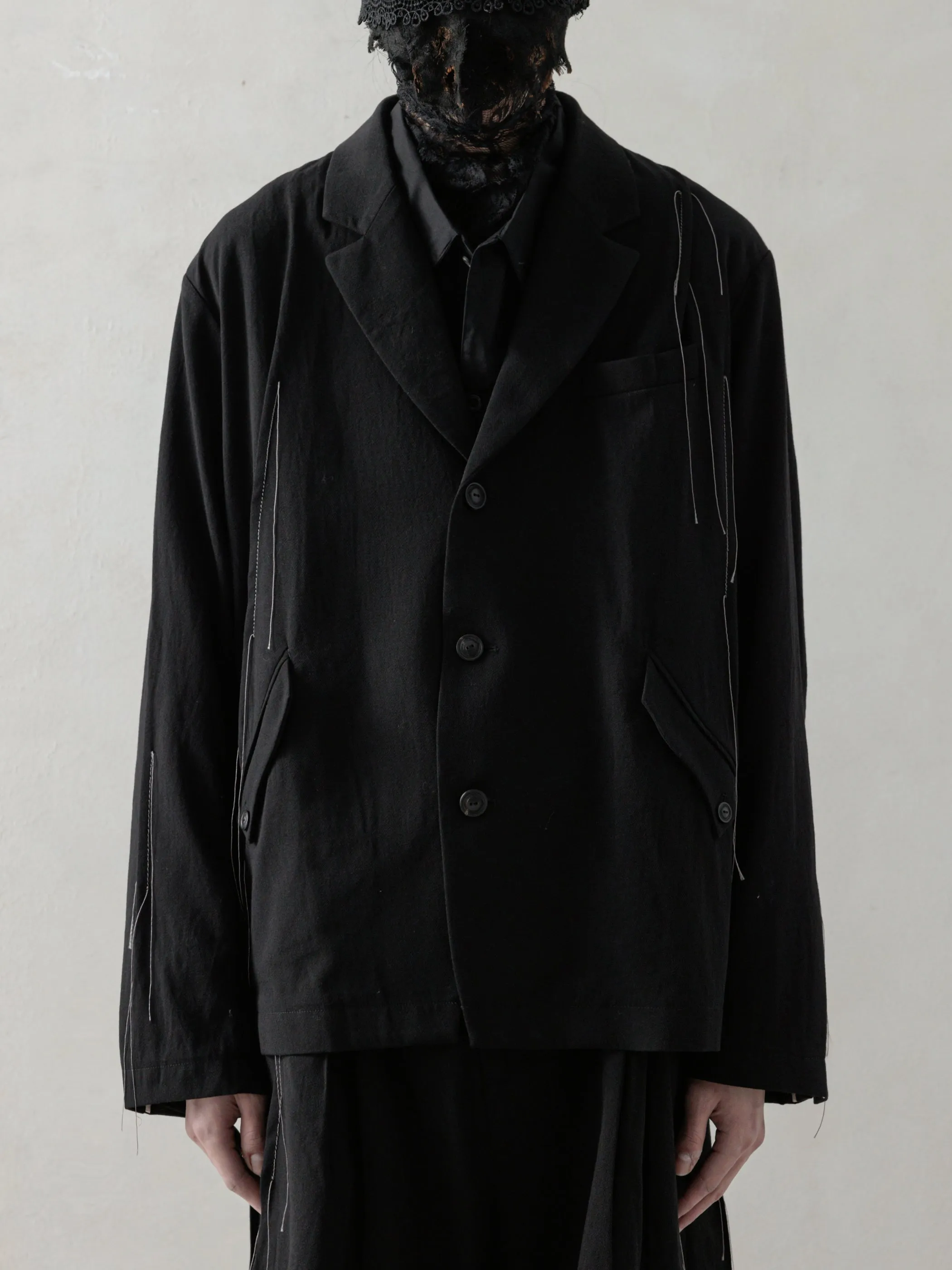 25SS|Gathered Blazer sold by Professor E.