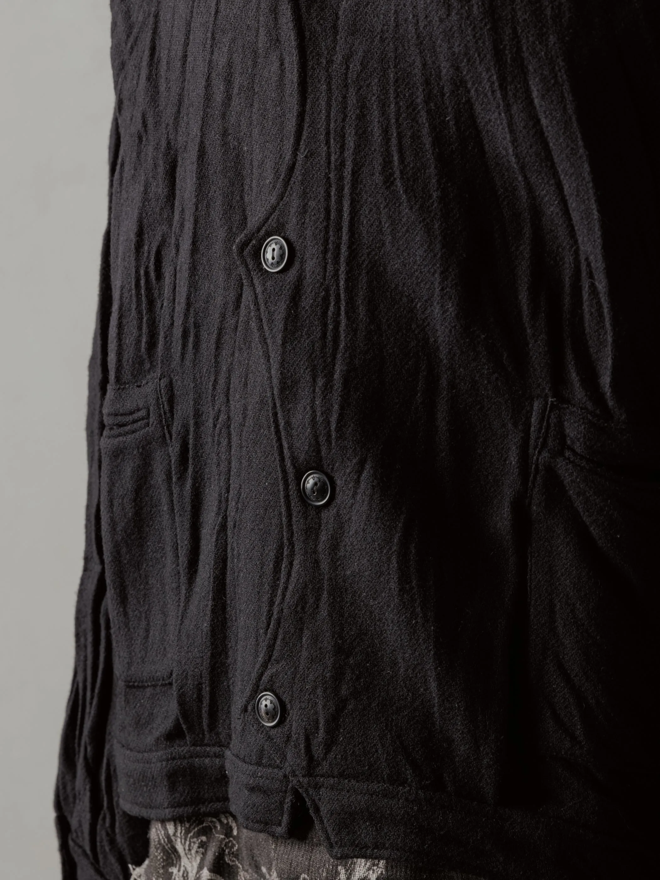 24FW|Boiled Wool Jacket sold by Professor E. product image thumbnail 5