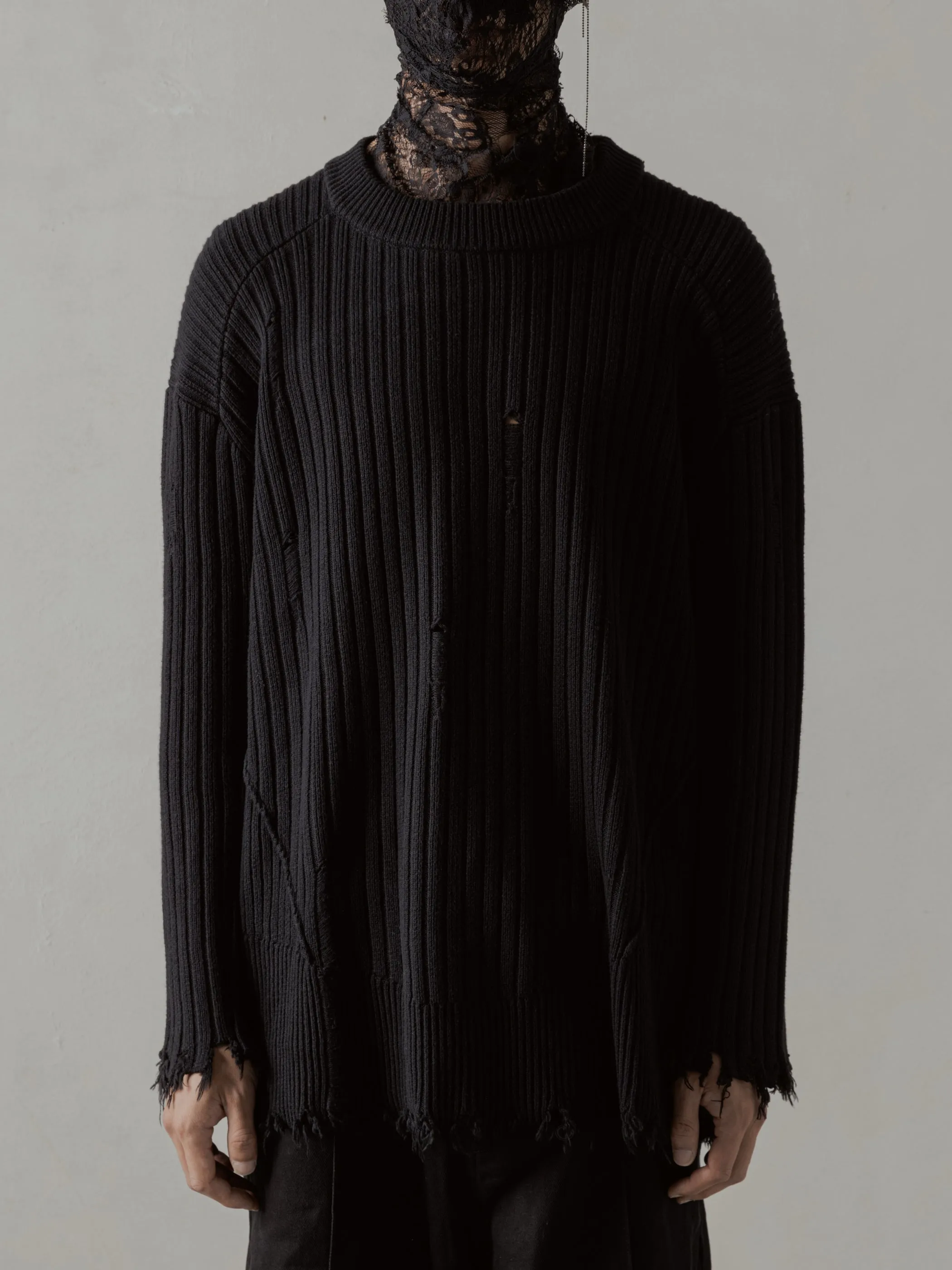 24FW|Destroyed Knit sold by Professor E.