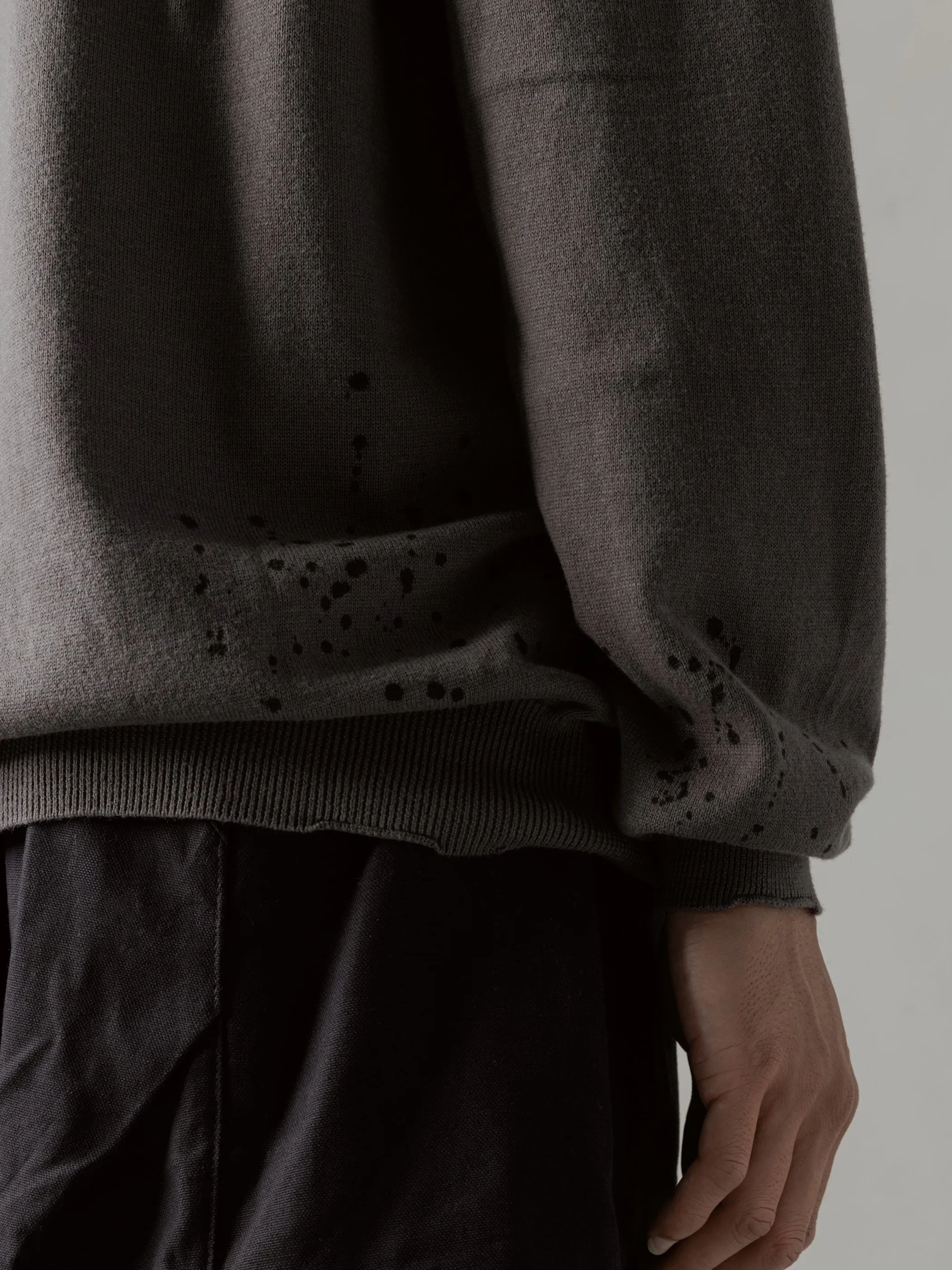 24FW|Tainted Knit (Grey) sold by Professor E. product image thumbnail 4