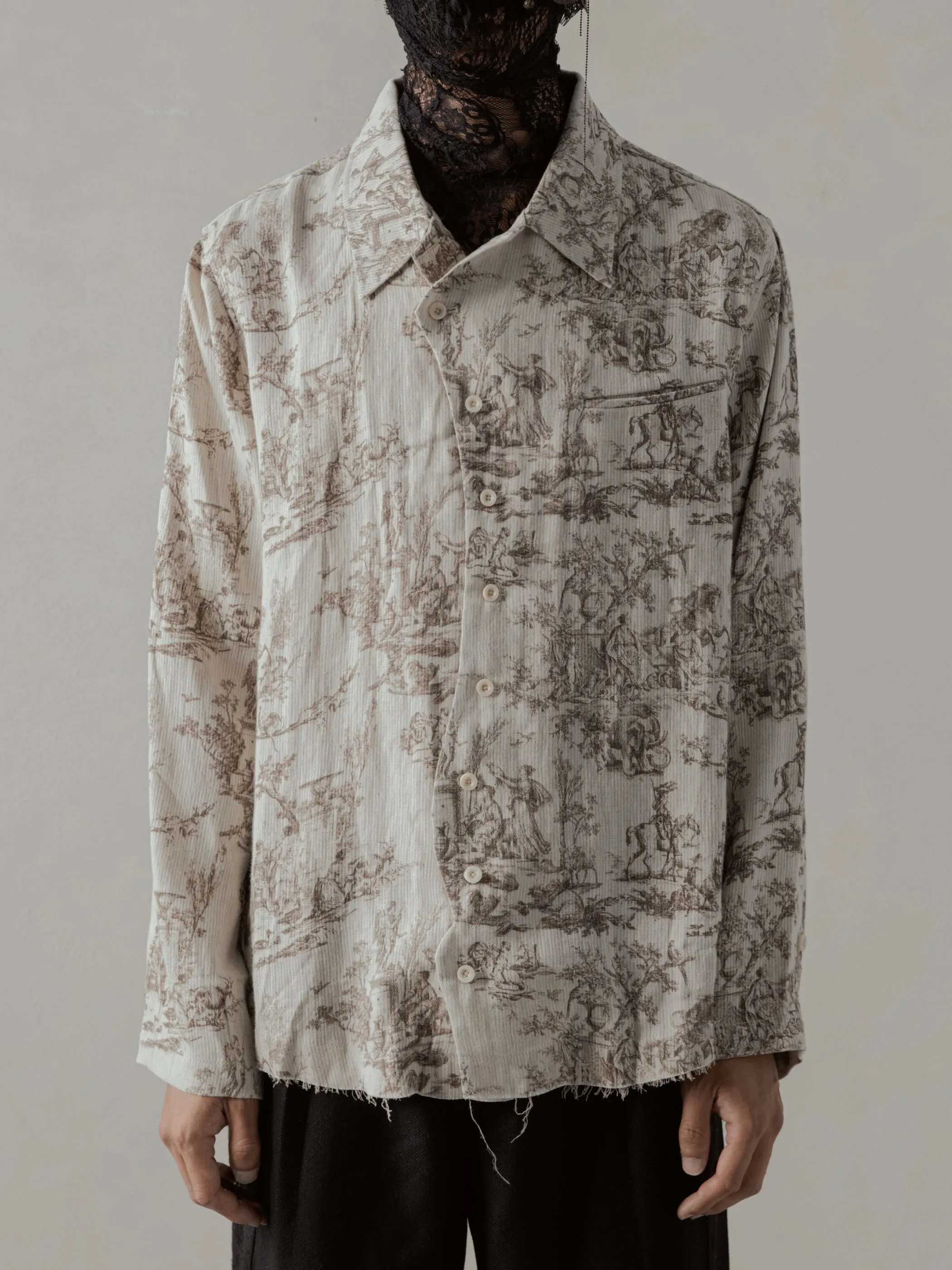 24FW|Seasonal Print LS (Beige) sold by Professor E.