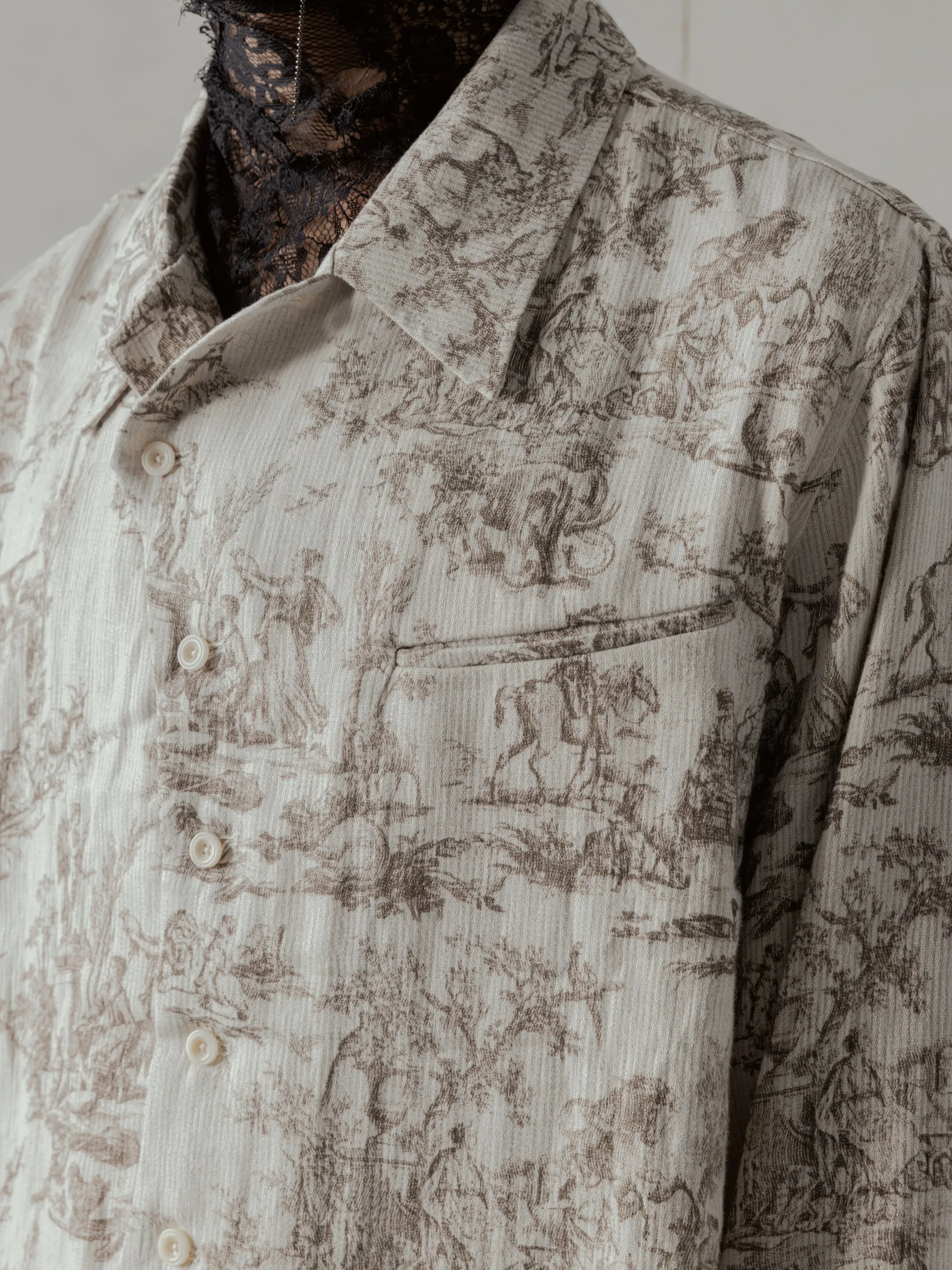 24FW|Seasonal Print LS (Beige) sold by Professor E. product image thumbnail 5