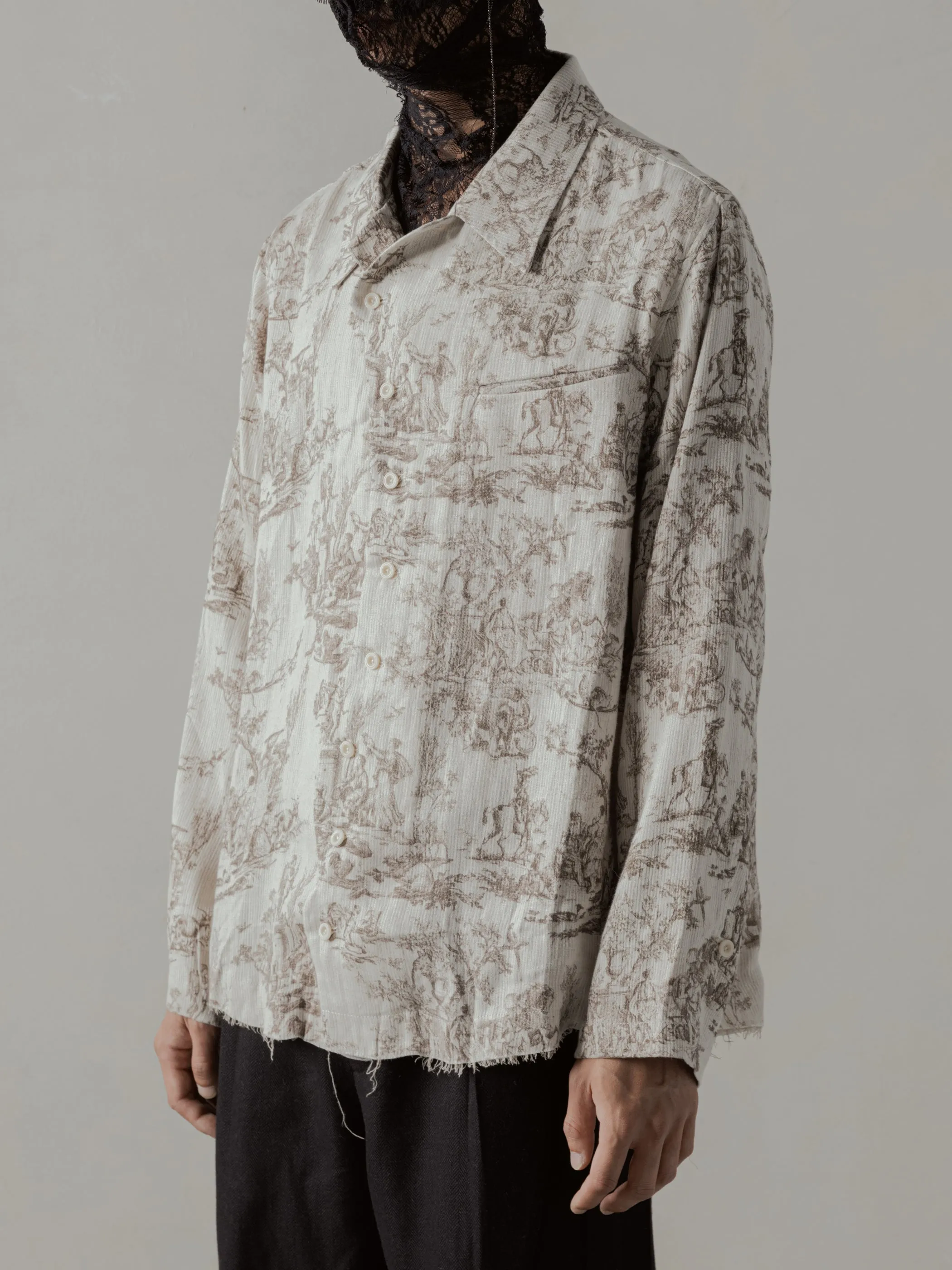 24FW|Seasonal Print LS (Beige) sold by Professor E. product image thumbnail 2