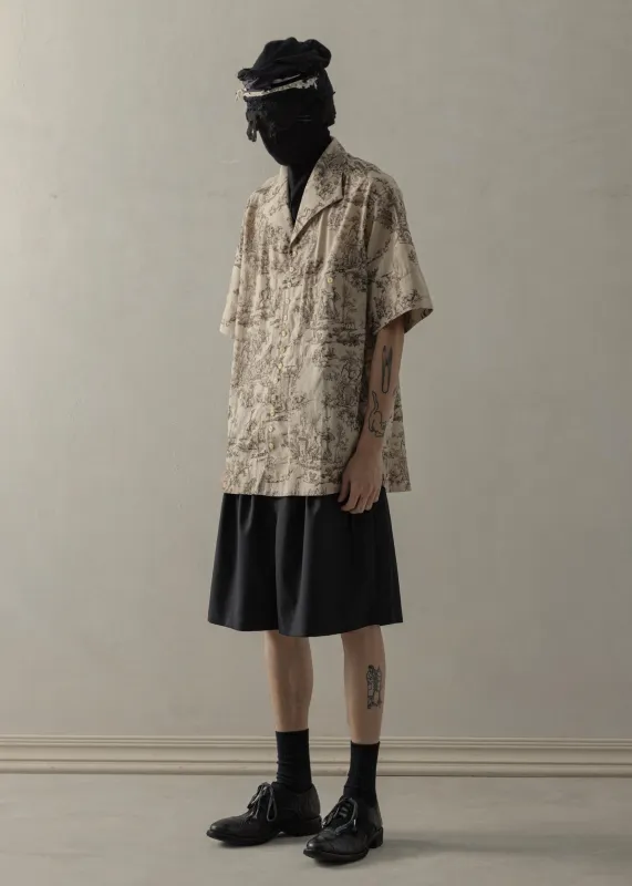 24SS｜Seasonal Print SS（Khaki） sold by Professor E.