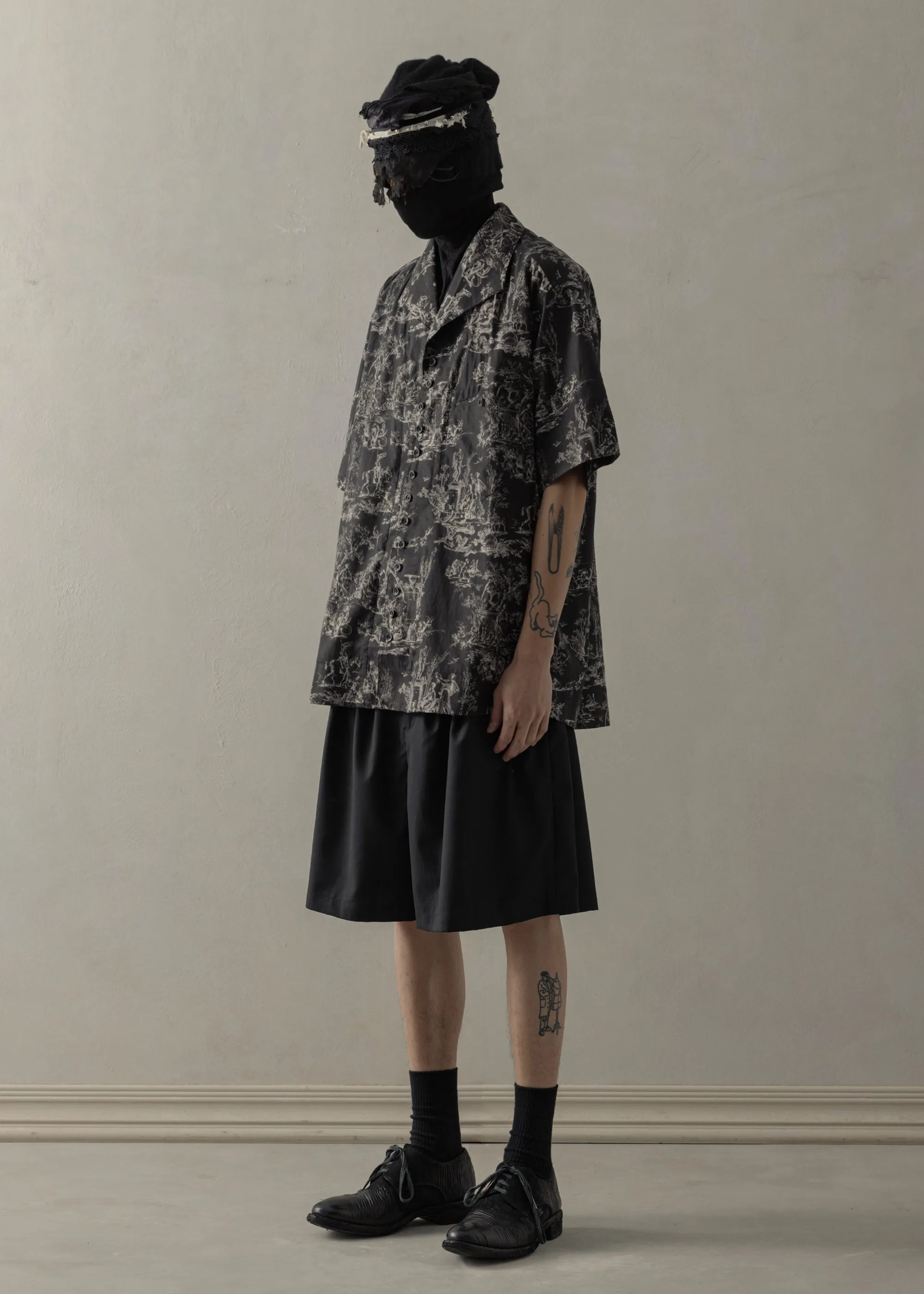 24SS|Seasonal Print SS(Black) sold by Professor E.