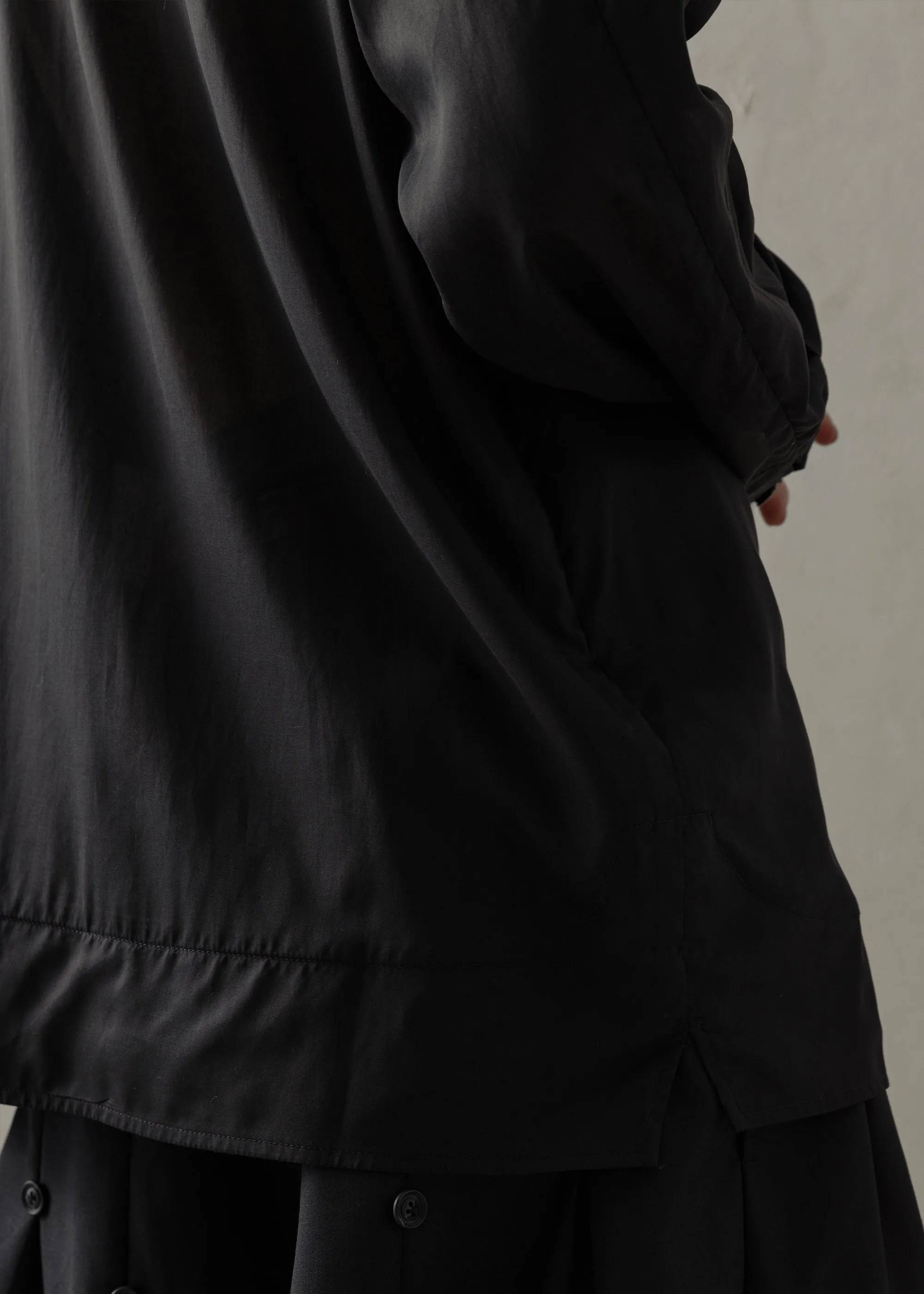 24SS|Translucent Tunic (Black) sold by Professor E. product image thumbnail 5