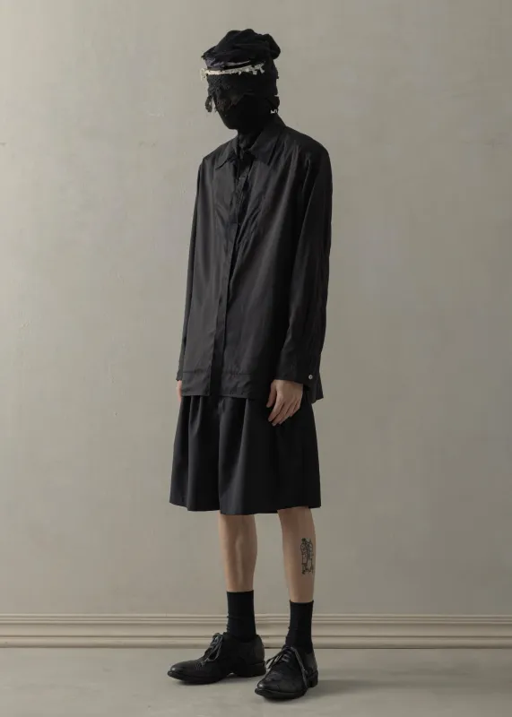 24SS｜Translucent Tunic (Black) made by Professor E.