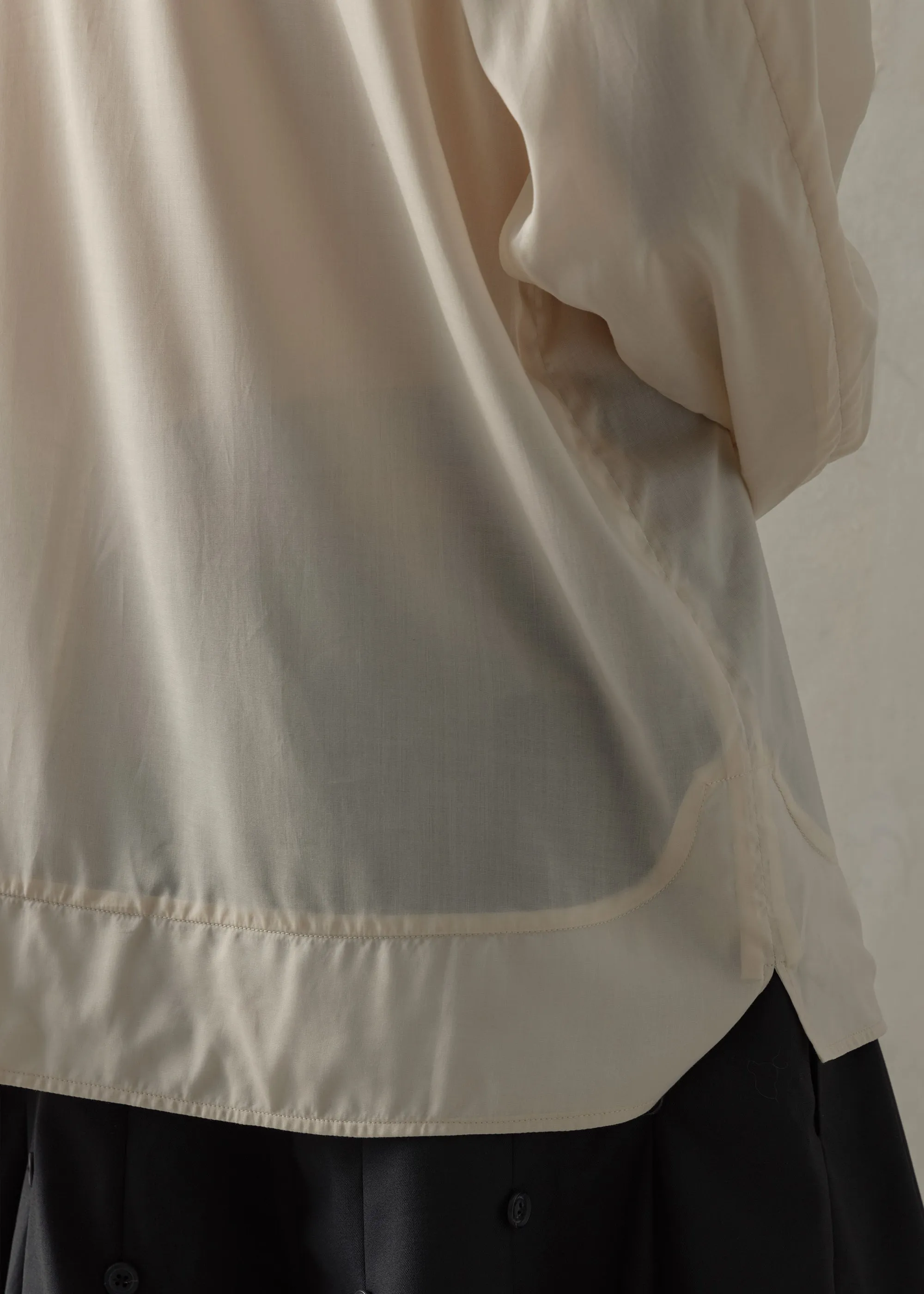 24SS|Translucent Tunic (Beige) sold by Professor E. product image thumbnail 5