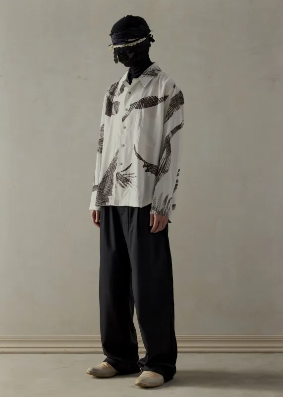 23FW｜Seasonal Print LS（Beige） sold by Professor E.